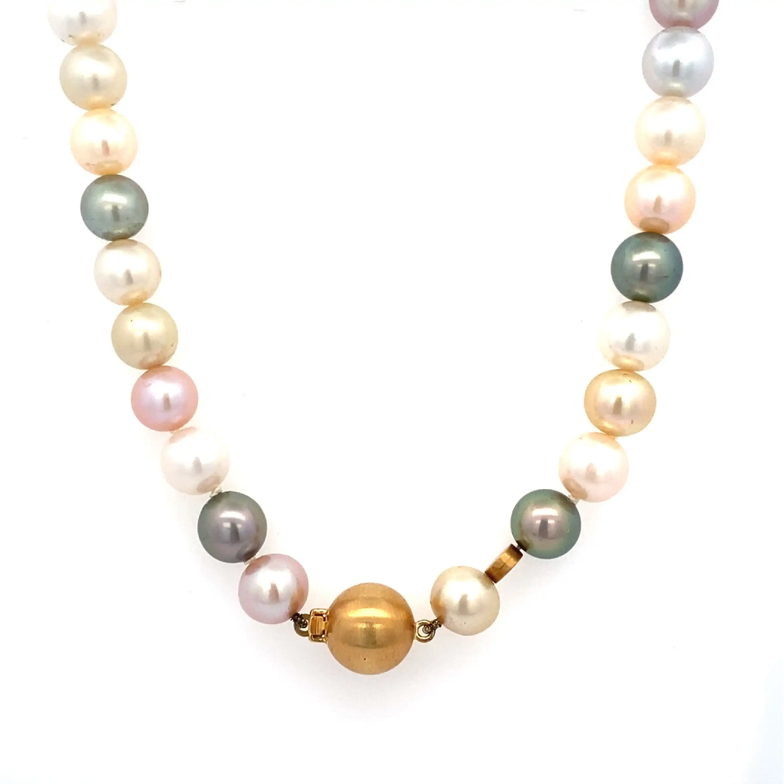 Collier Schoeffel Multicolor mit Gelbgoldverschluss Collier Schoeffel Multicolor mit Gelbgoldverschluss
