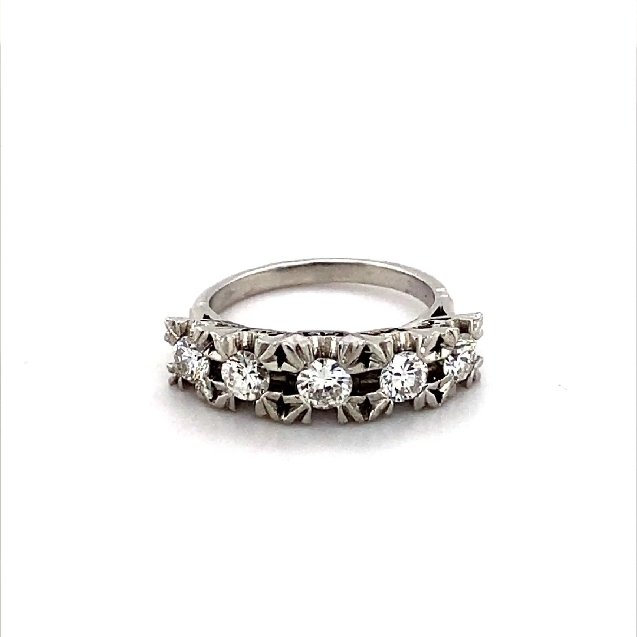 Ring Weißgold mit Brillanten Ring Weißgold mit Brillanten