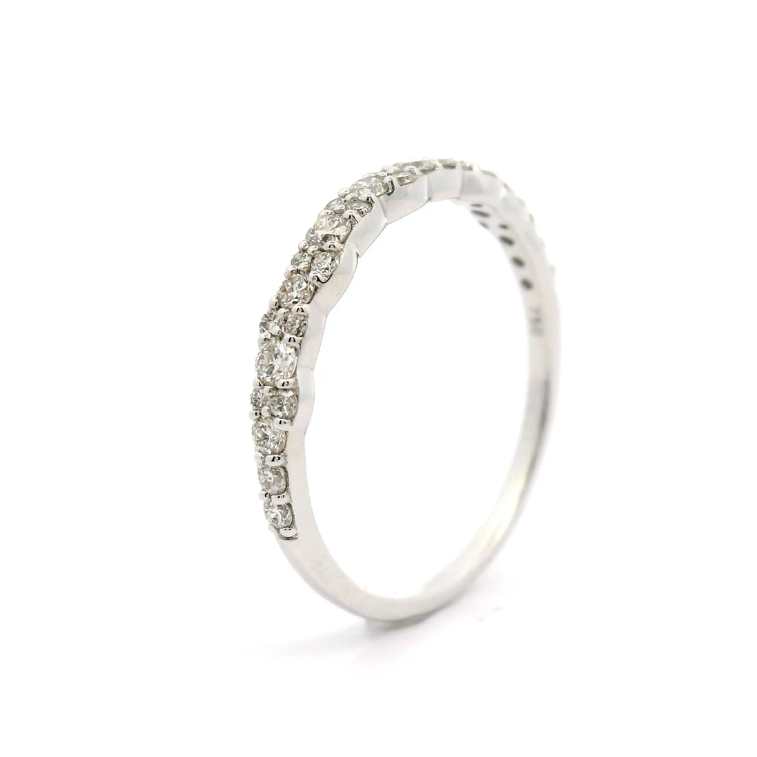 Ring Weißgold mit Brillanten Ring Weißgold mit Brillanten