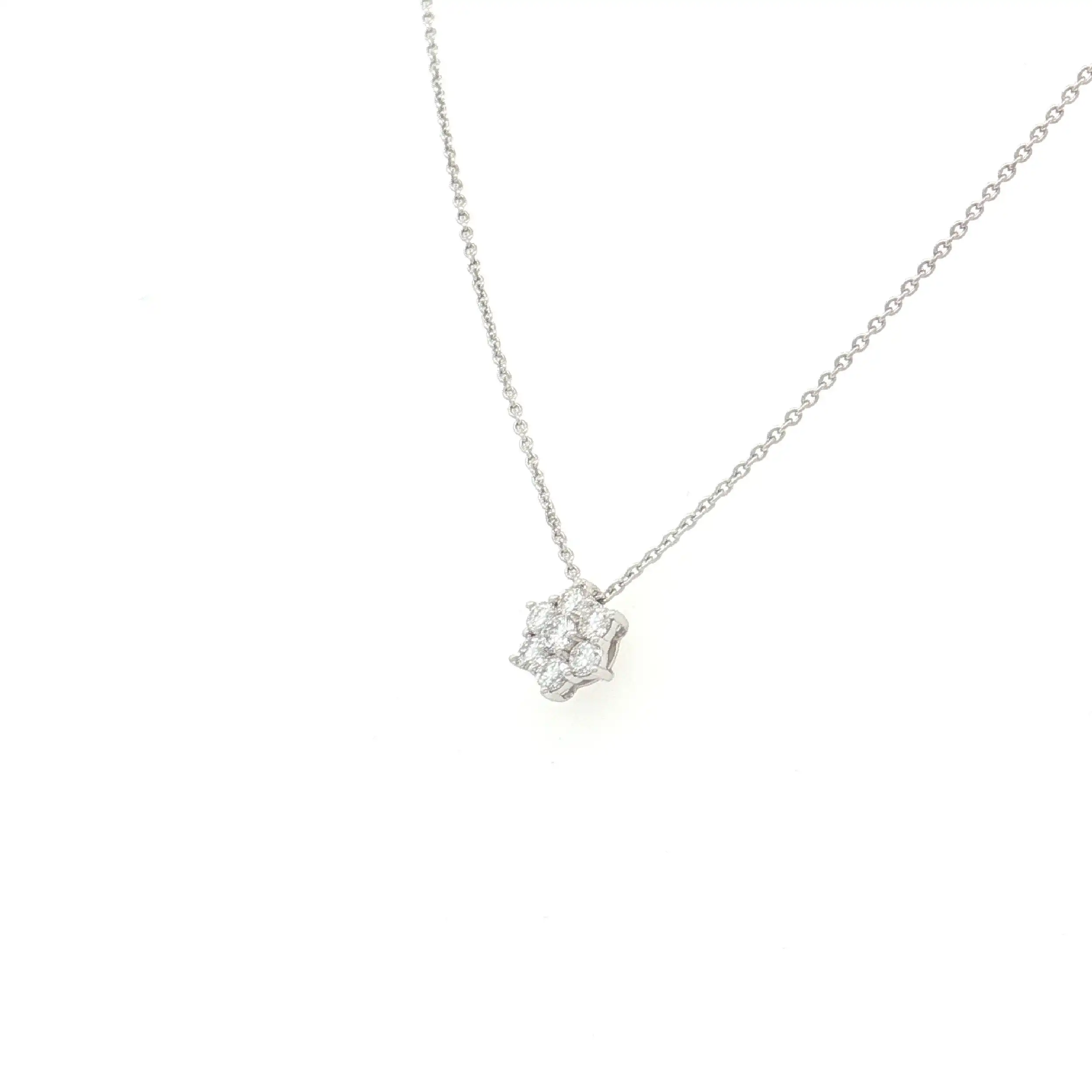 Ankercollier Weißgold mit Brillanten Ankercollier Weißgold mit Brillanten