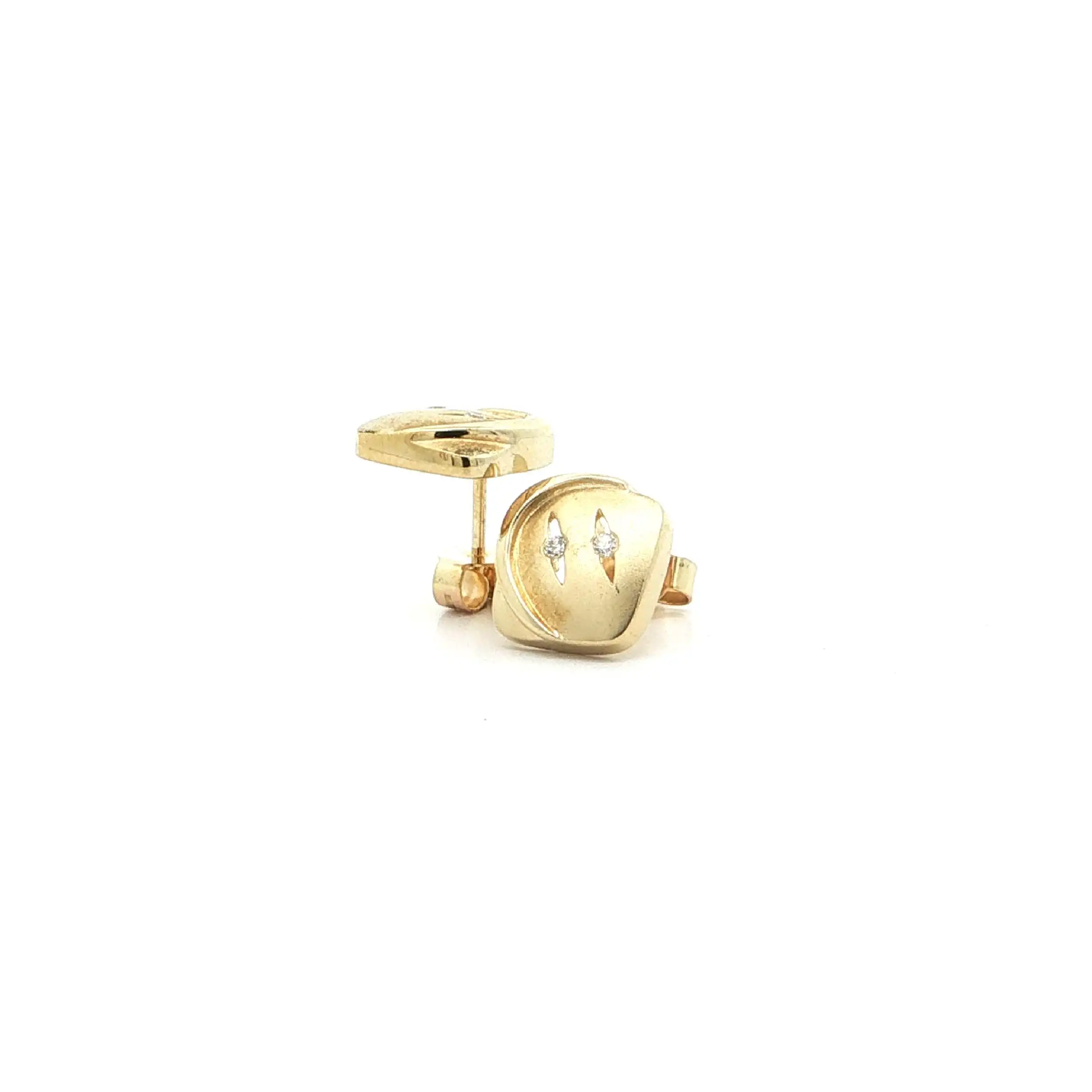 Ohrstecker Gelbgold mit Zirkonia Ohrstecker Gelbgold mit Zirkonia