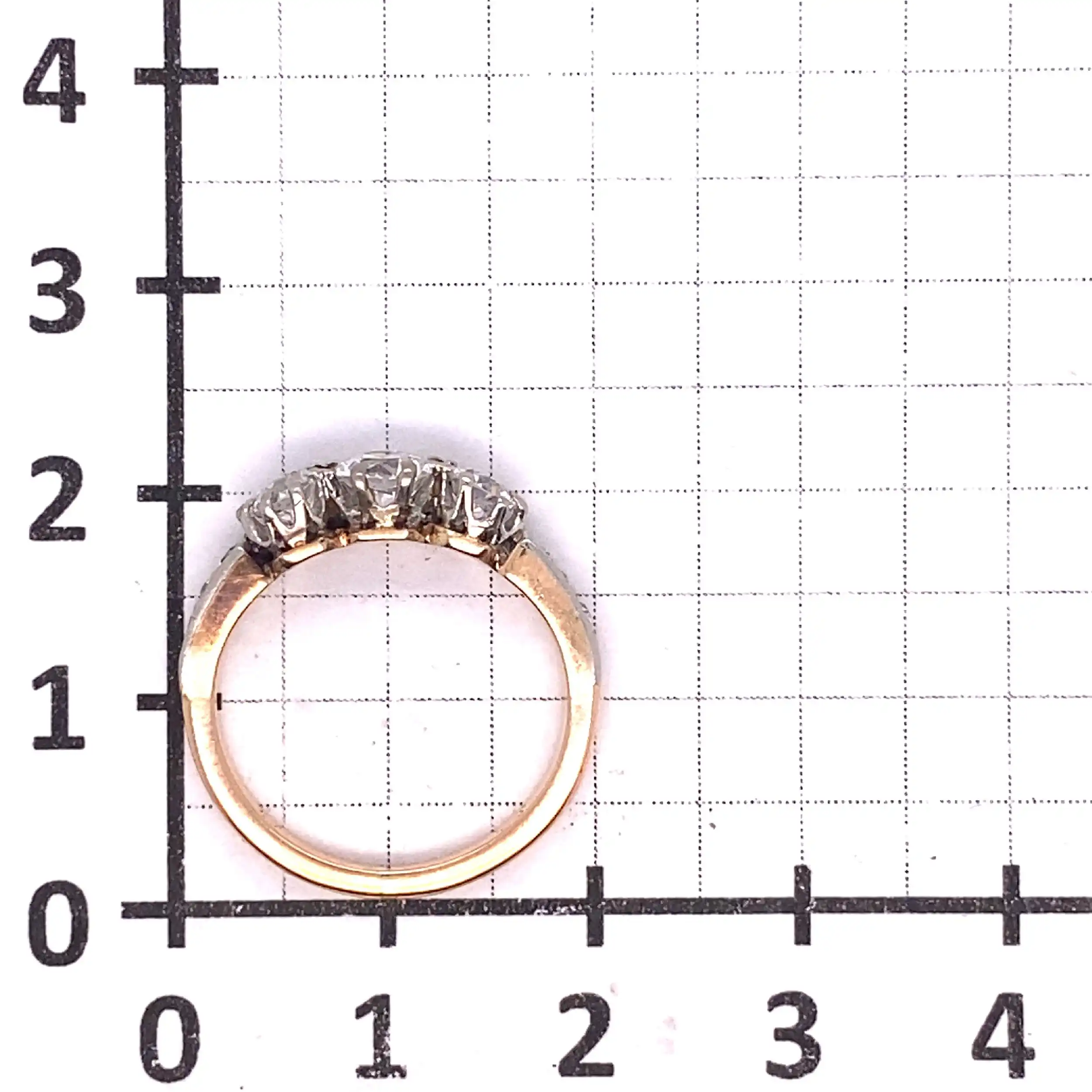 Ring Bicolor mit Brillanten und Diamanten Ring Bicolor mit Brillanten und Diamanten