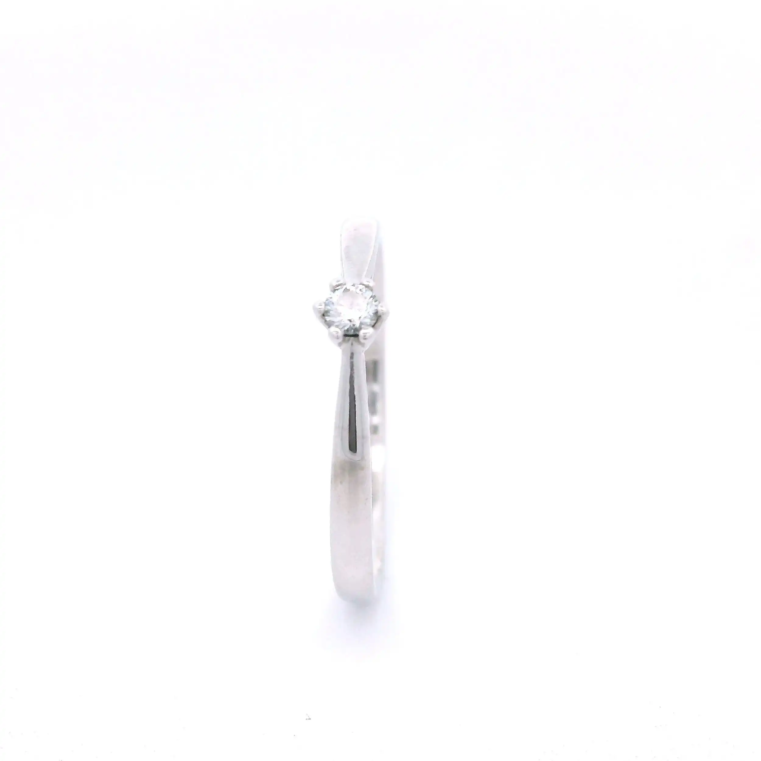 Ring Weißgold mit Brillant Solitär Ring Weißgold mit Brillant Solitär