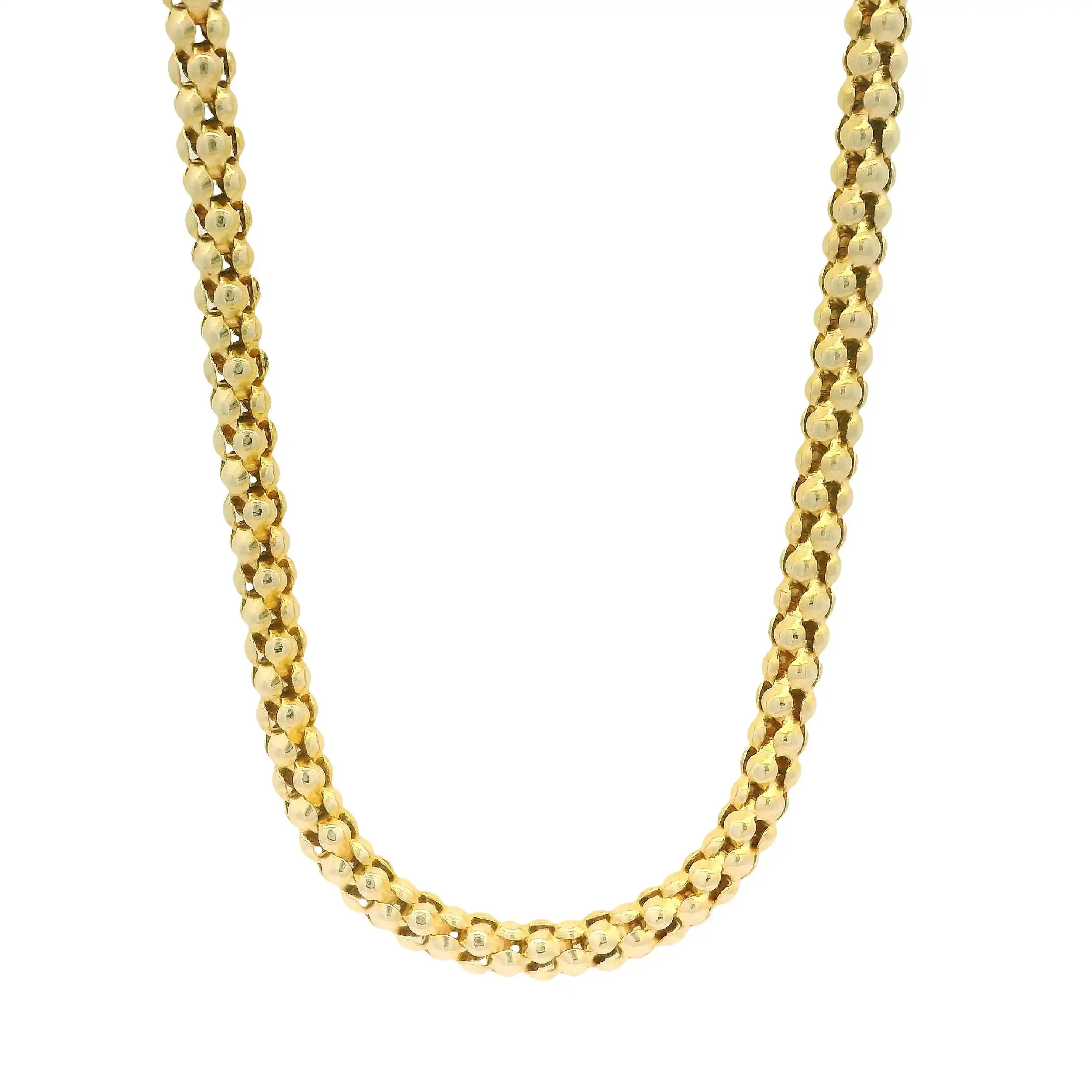 Schlauchcollier Gelbgold Schlauchcollier Gelbgold