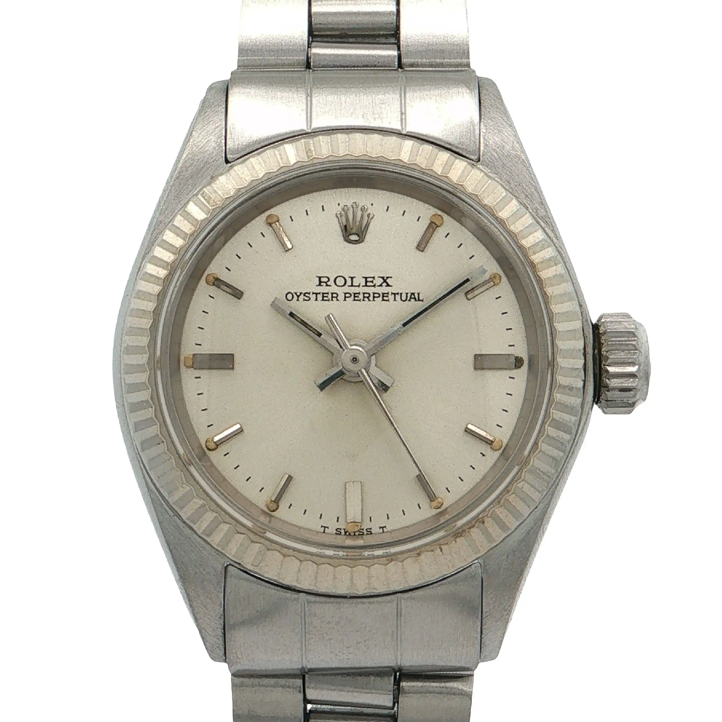 Damenuhr Rolex Oyster Perpetual 25mm Ref.6619 mit Box und Papieren aus 1972 Damenuhr Rolex Oyster Perpetual 25mm Ref.6619 mit Box und Papieren aus 1972