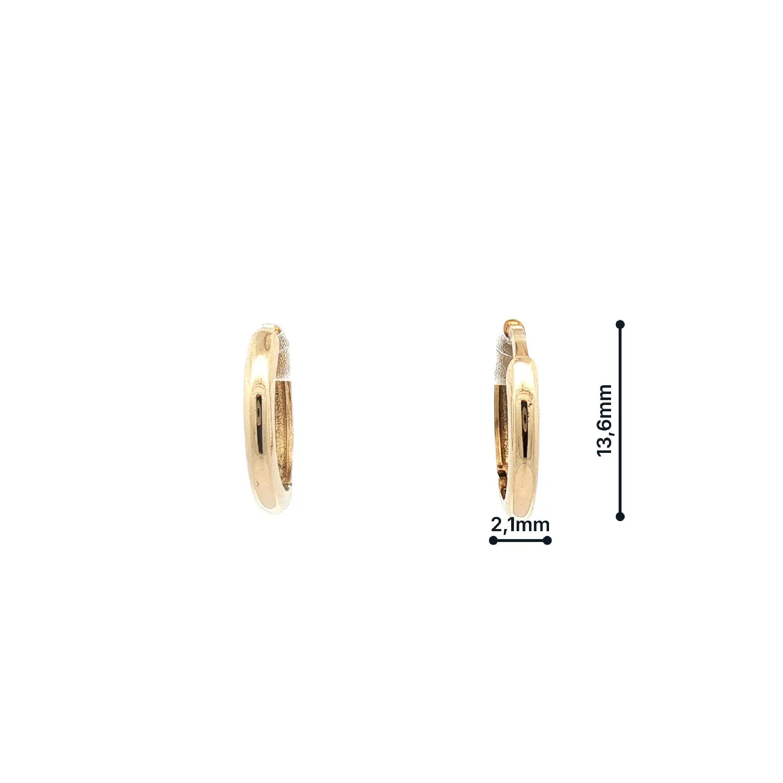 Creolen Gelbgold Creolen Gelbgold