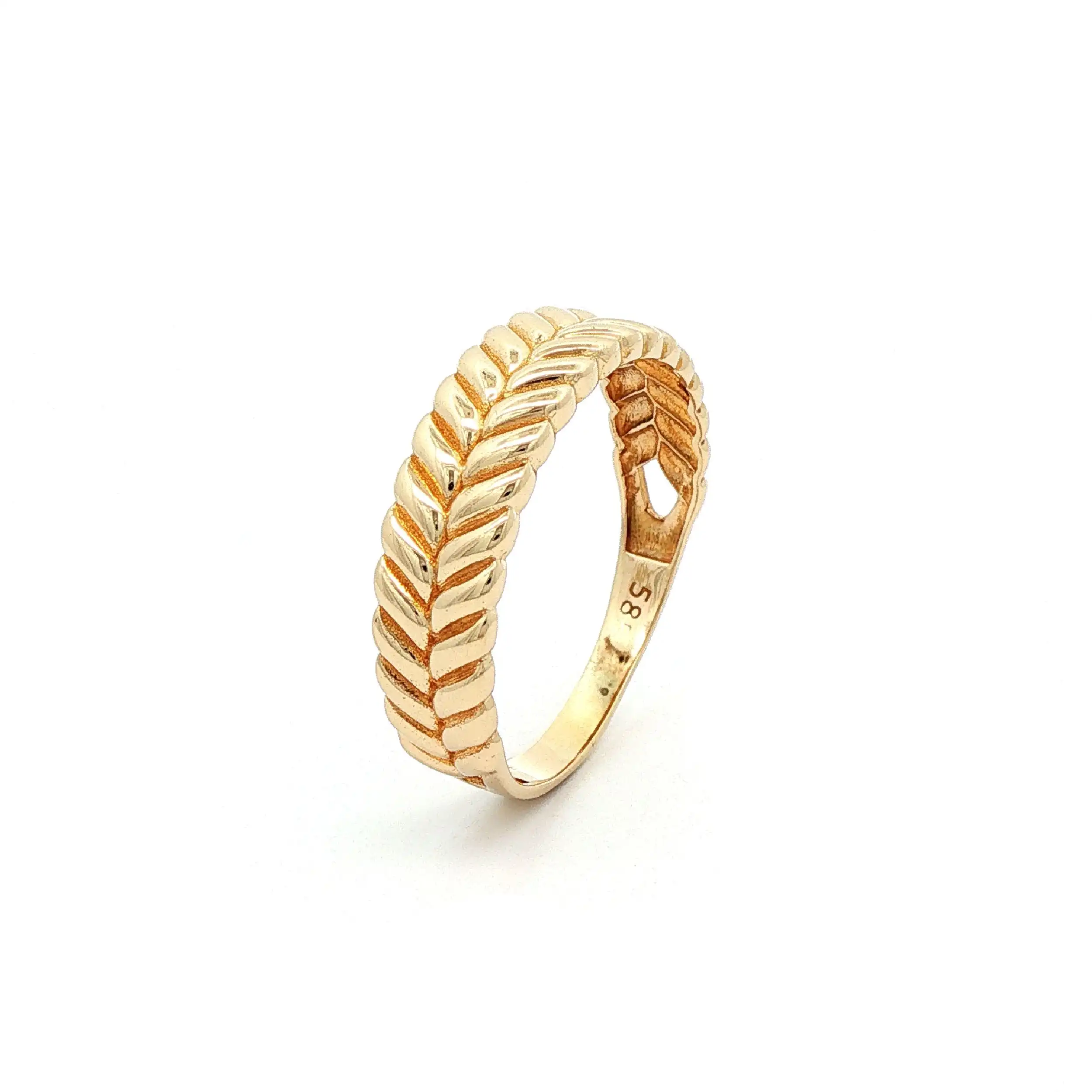 Ring Gelbgold floral Ring Gelbgold floral