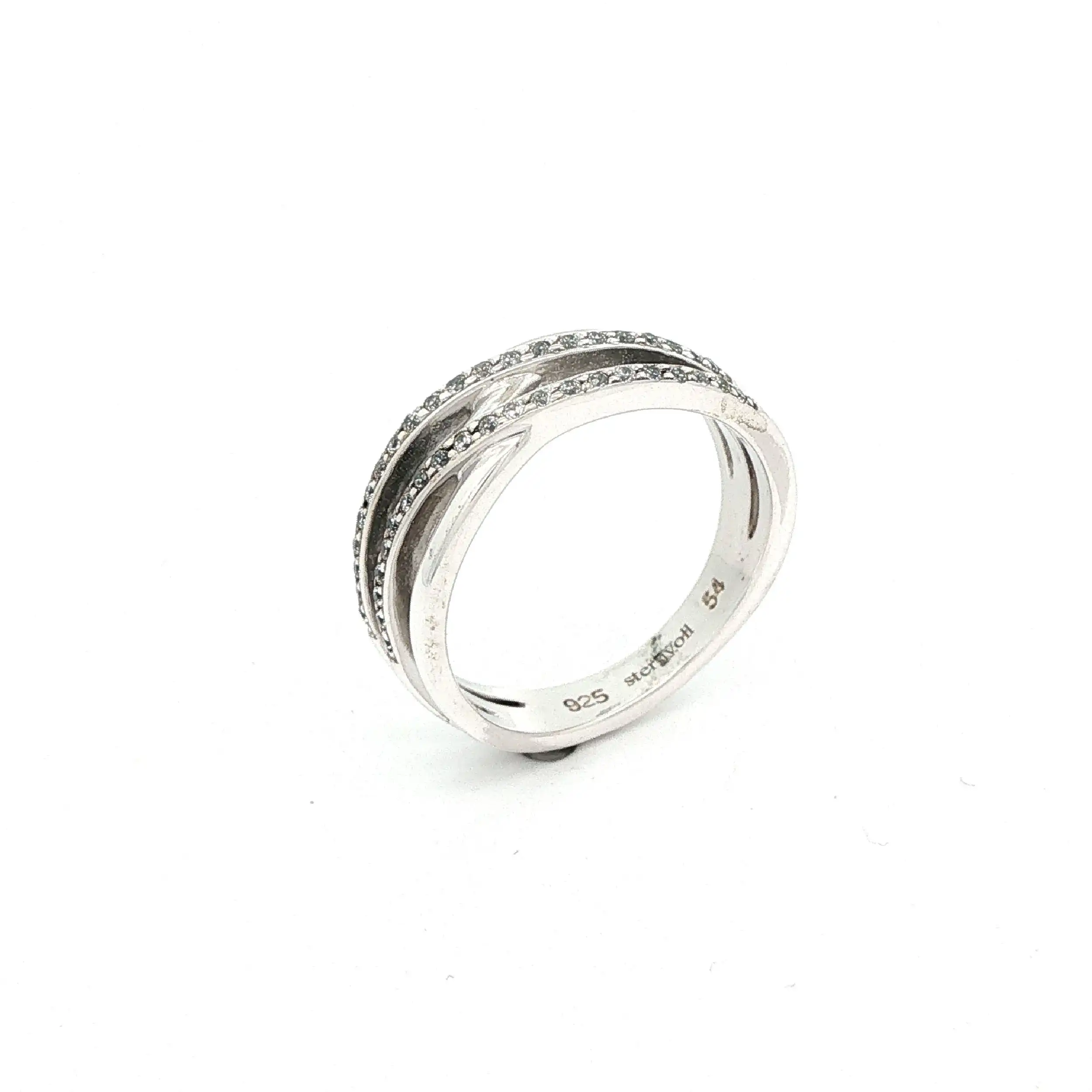 Ring Silber mit Zirkonia Sternvoll