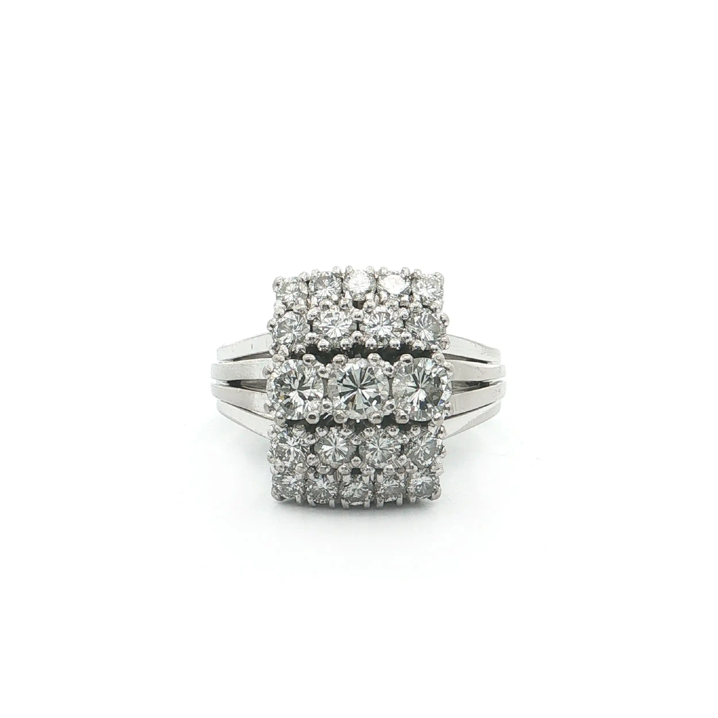 Ring Weißgold mit Brillanten Ring Weißgold mit Brillanten