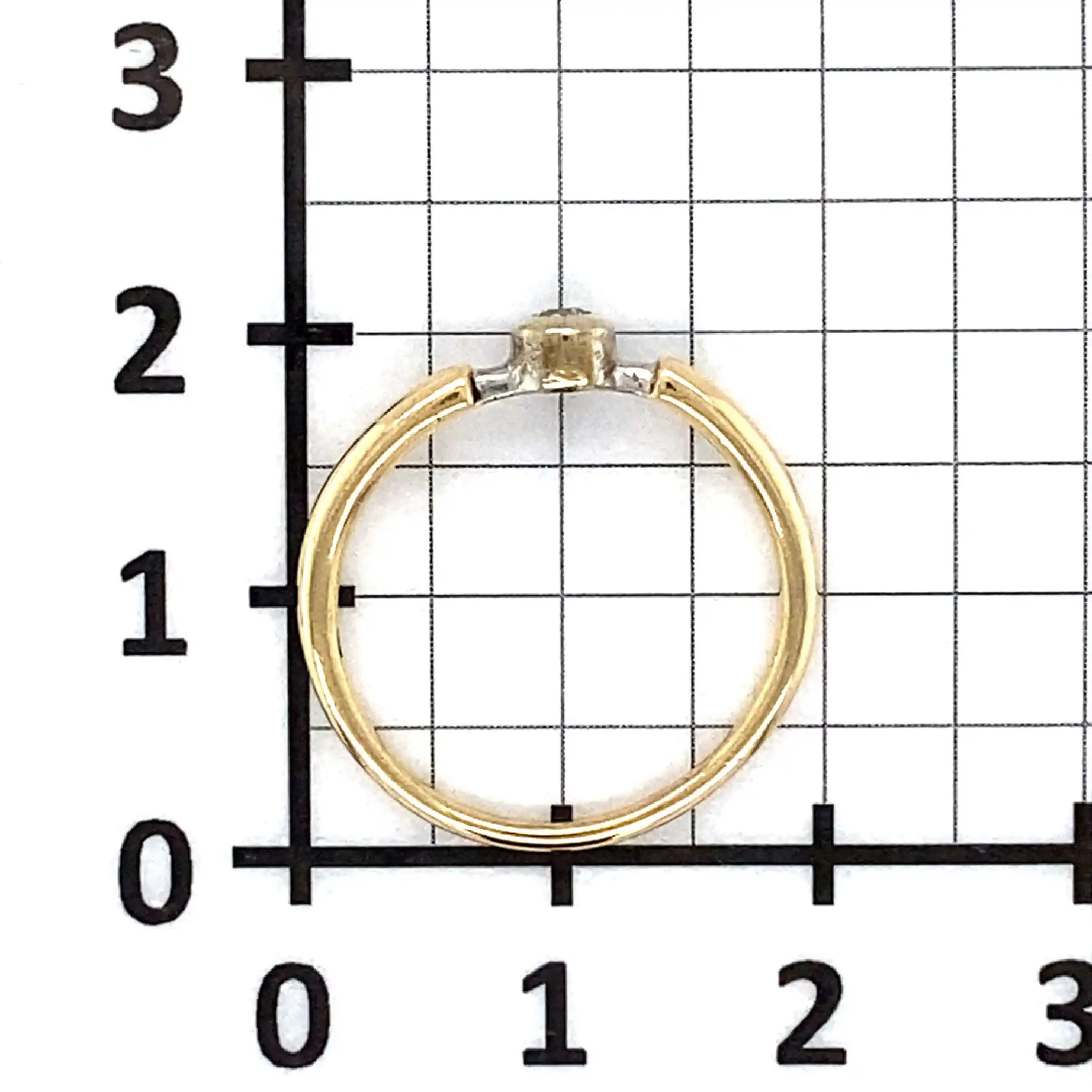 Ring Bicolor mit Brillant Ring Bicolor mit Brillant