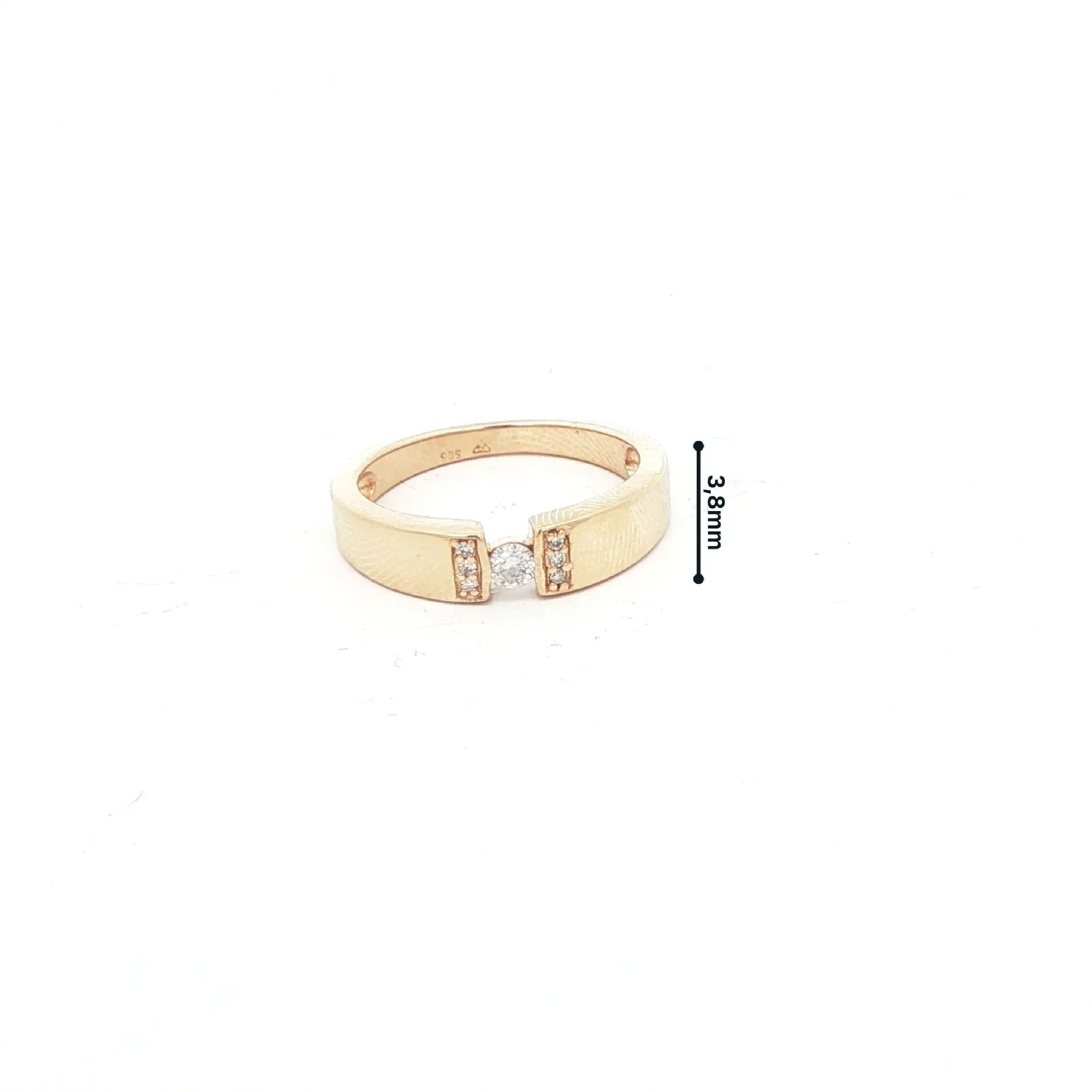 Ring Gelbgold mit Brillanten
