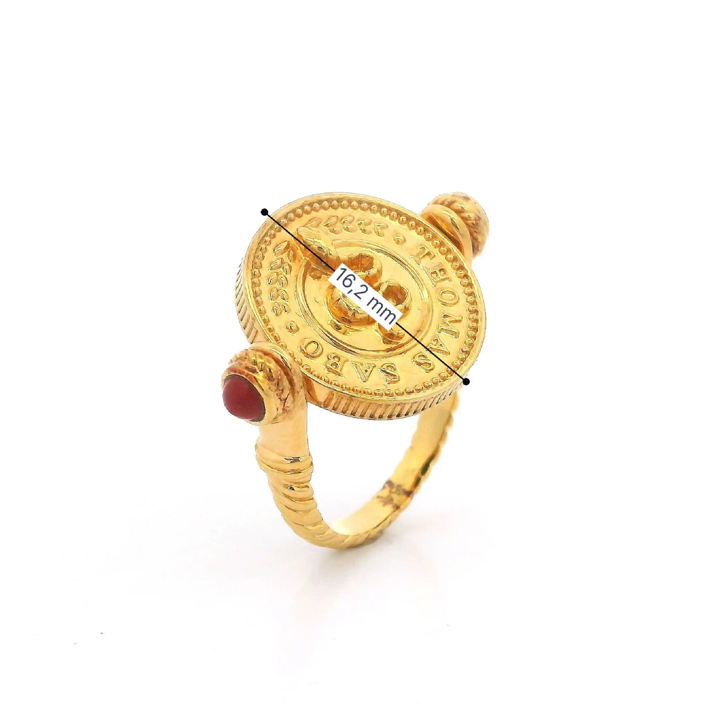 Ring Silber vergoldet Thomas Sabo drehbar Onyx und Zirkonia Ring Silber vergoldet Thomas Sabo drehbar Onyx und Zirkonia