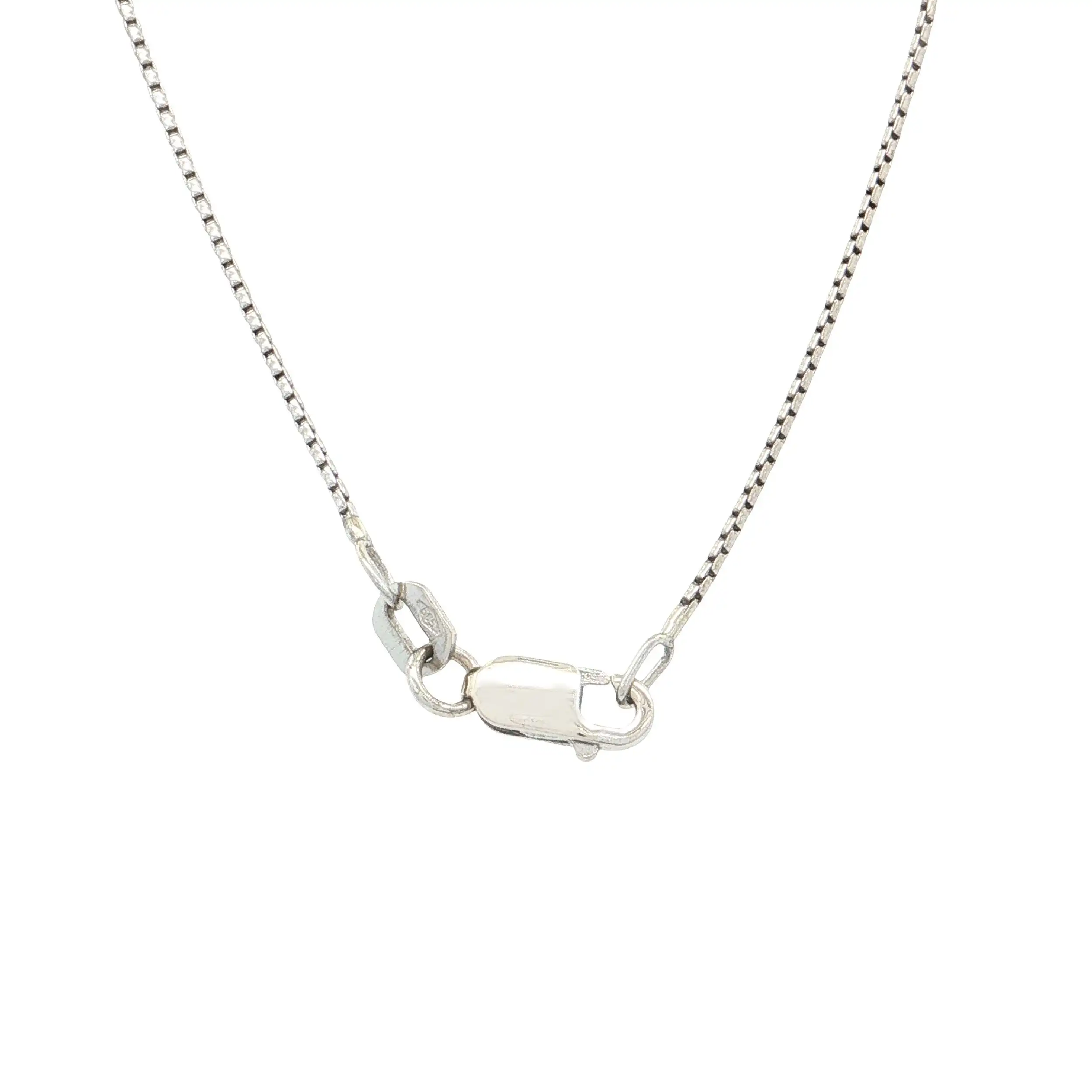 Kette Weißgold mit Anhänger mit Brillant