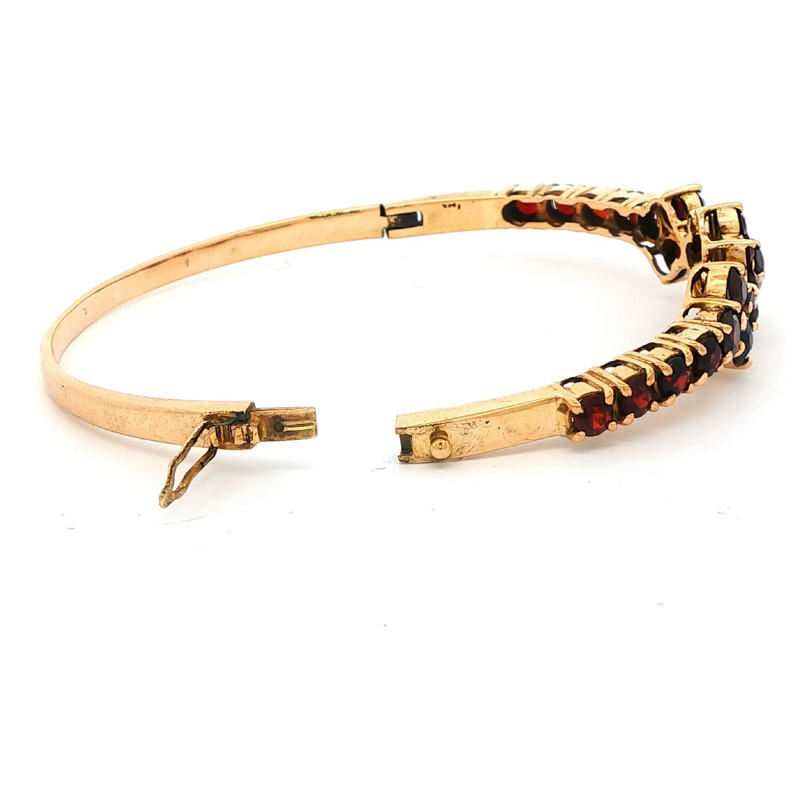 Armreif Gelbgold mit Granat