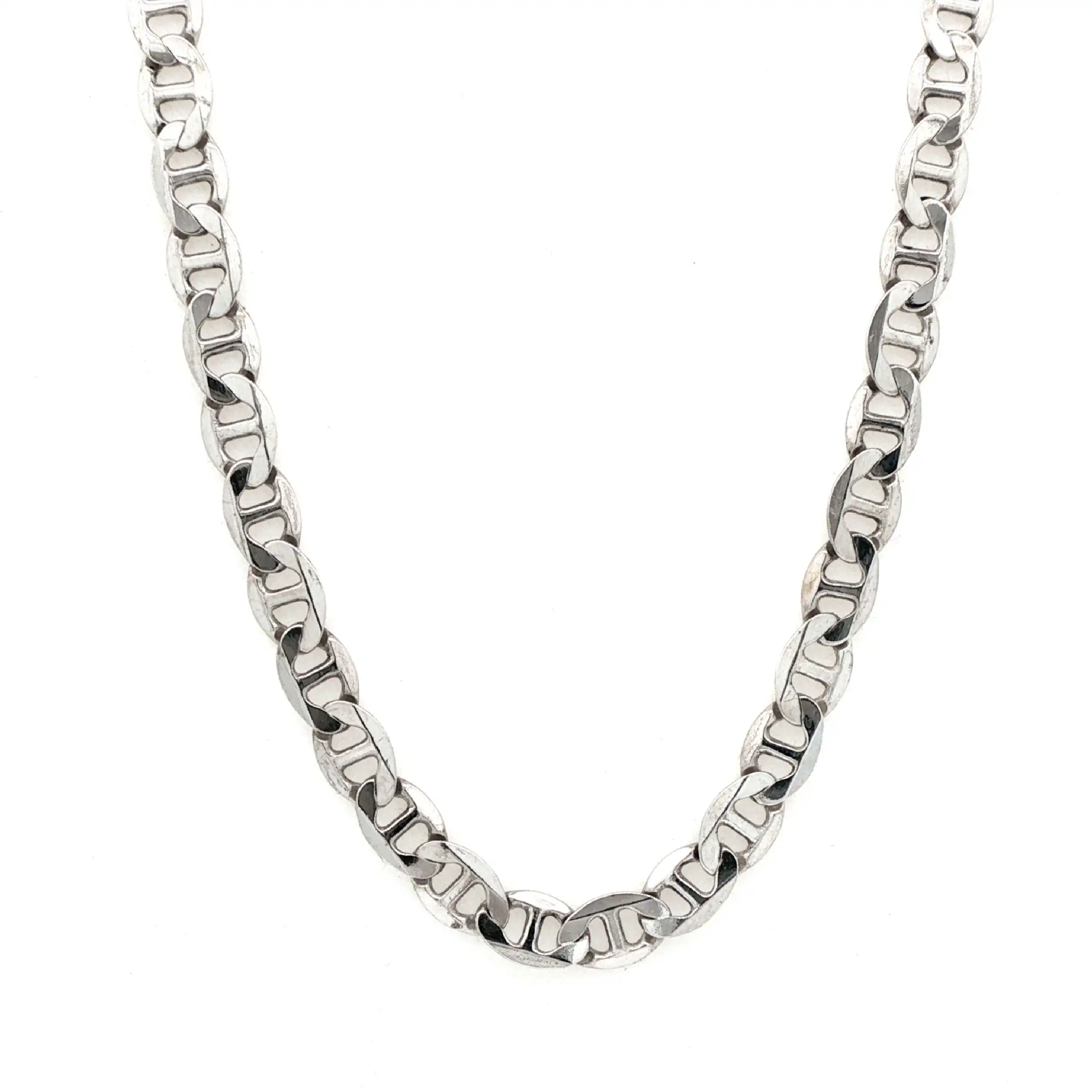 Stäbchenpanzerkette Silber