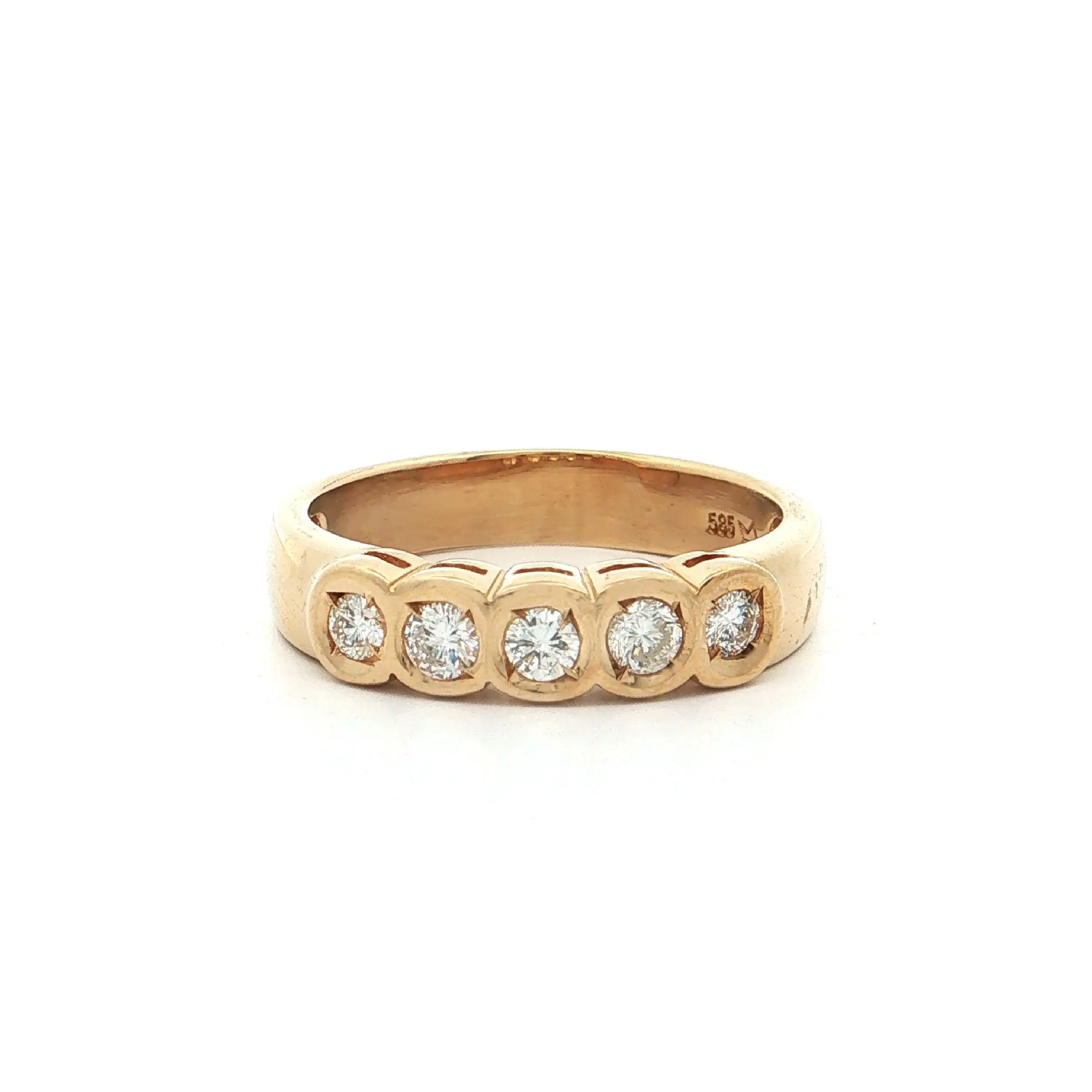 Ring Gelbgold mit Brillanten