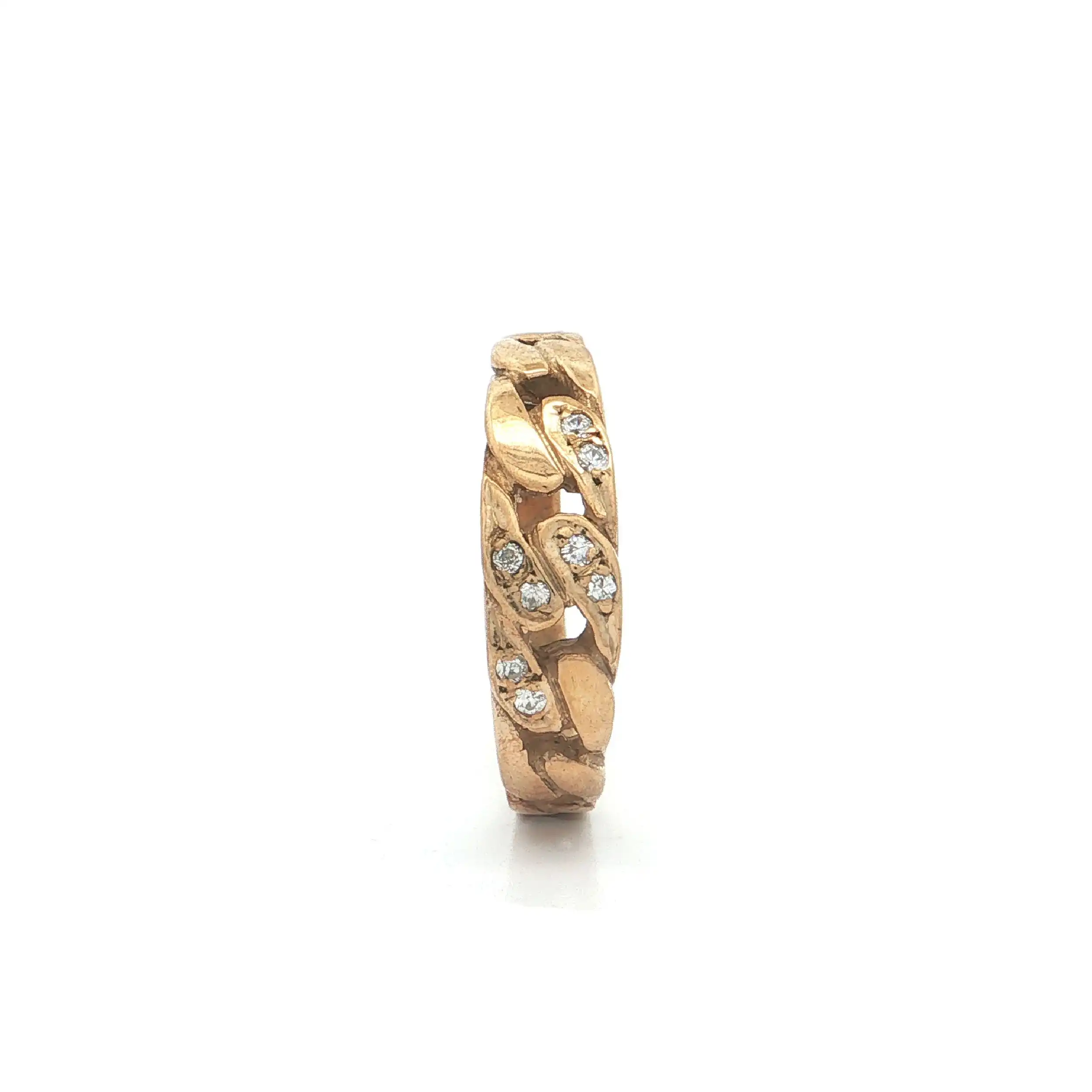 Ring Silber vergoldet mit Zirkonia