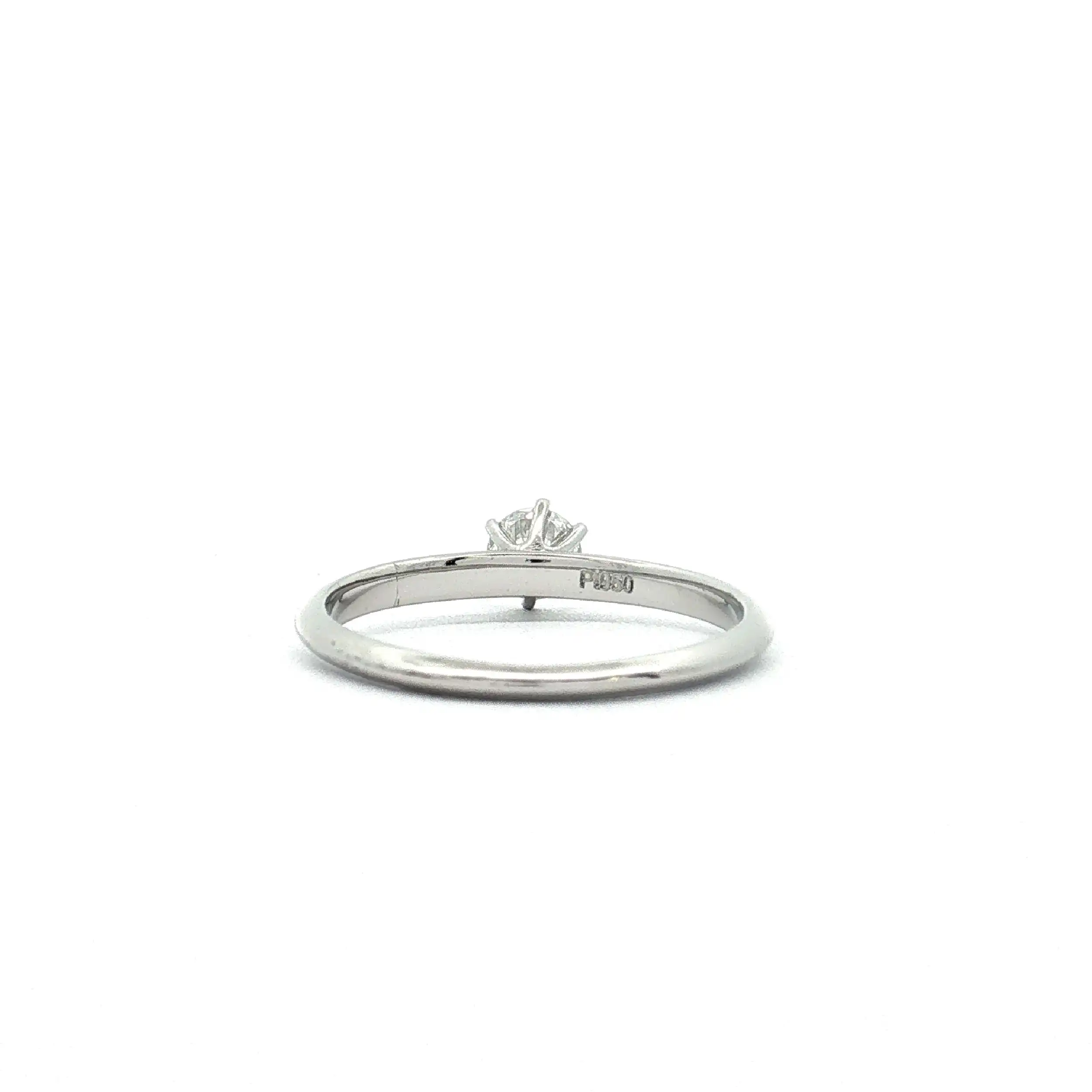 Ring Platin mit Solitär Brillant