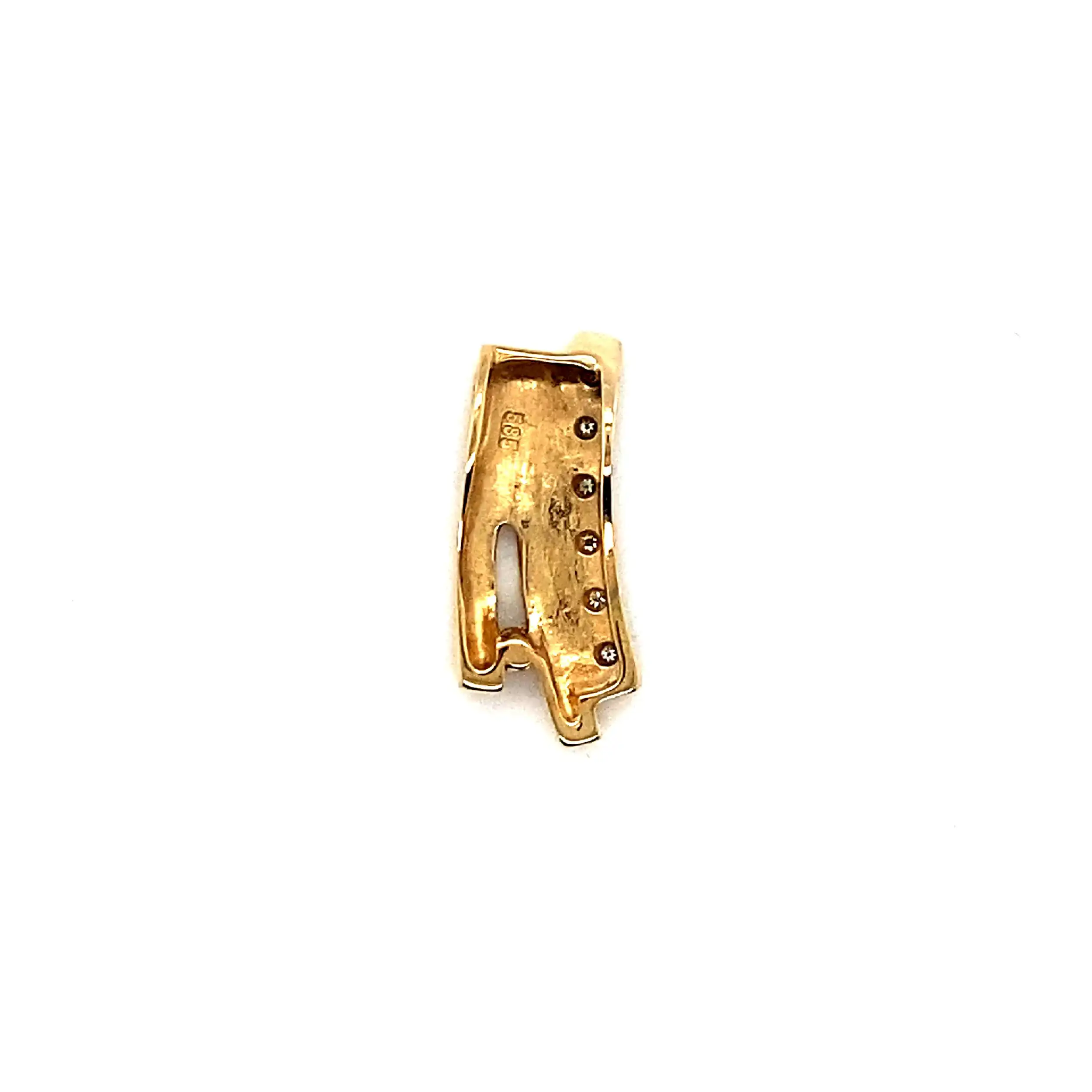 Anhänger Gelbgold mit Brillant und Diamanten Anhänger Gelbgold mit Brillant und Diamanten