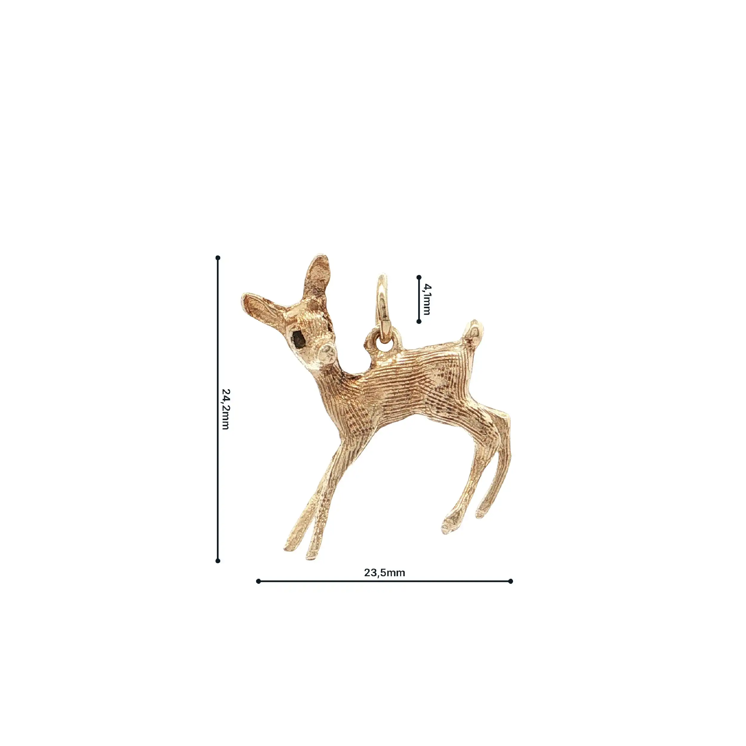 Anhänger Gelbgold "Bambi"