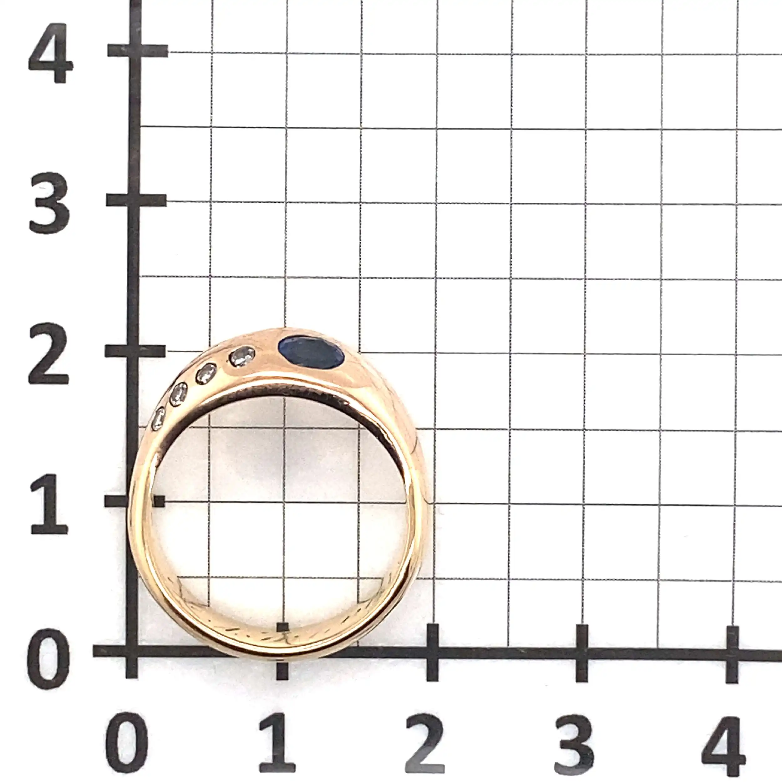 Ring Rotgold mit Brillanten und Farbsteinen Ring Rotgold mit Brillanten und Farbsteinen