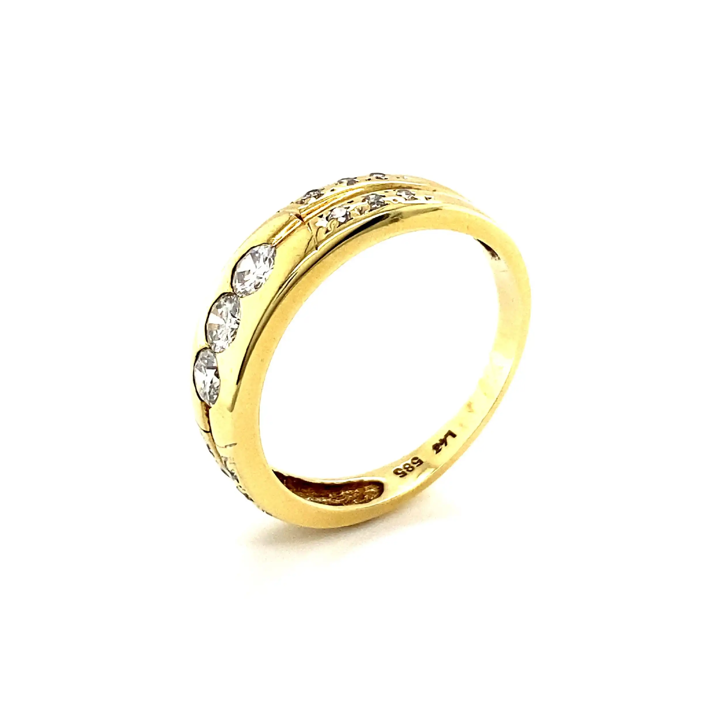 Ring Gelbgold mit Brillanten