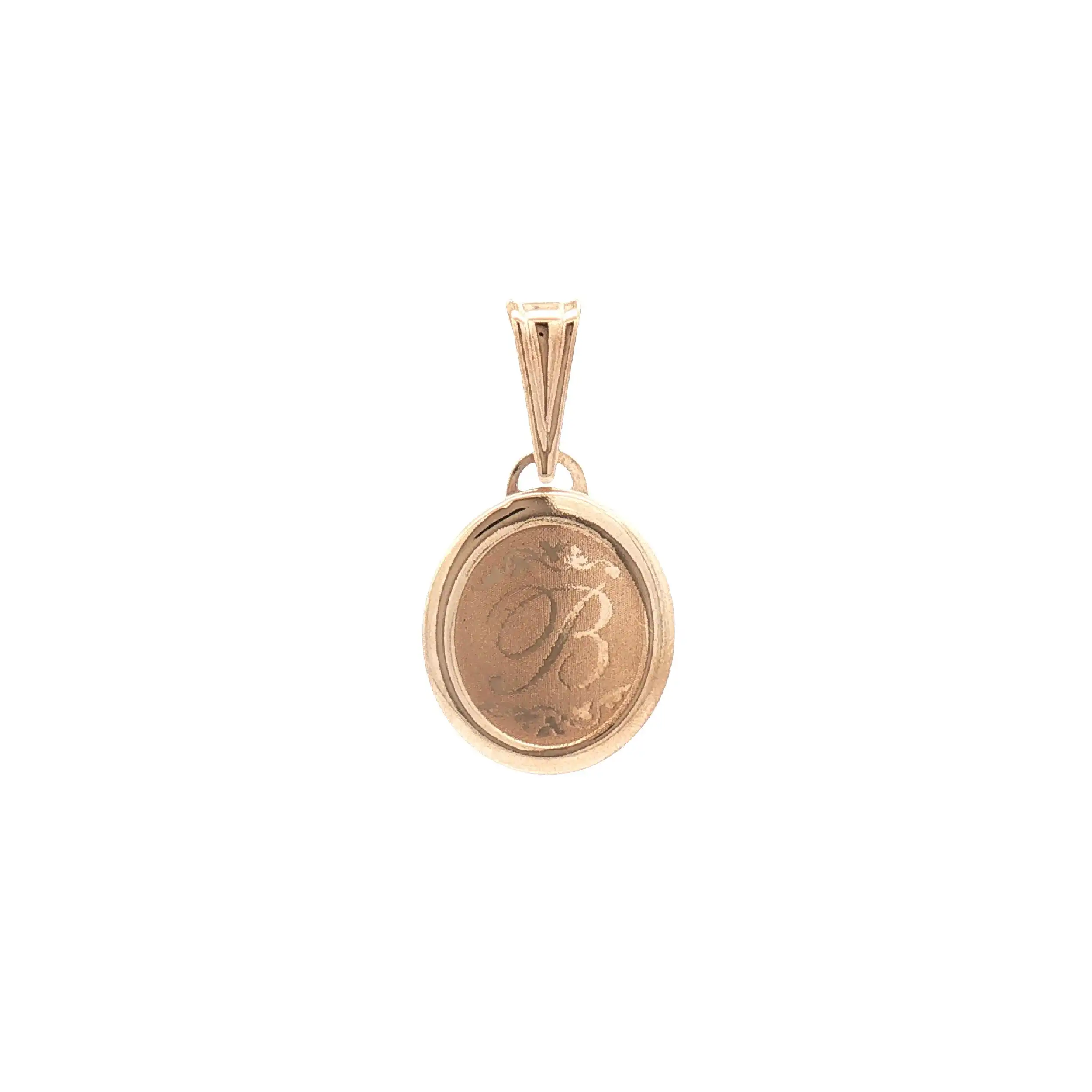 Anhänger Rotgold 'B' Anhänger Rotgold 'B'