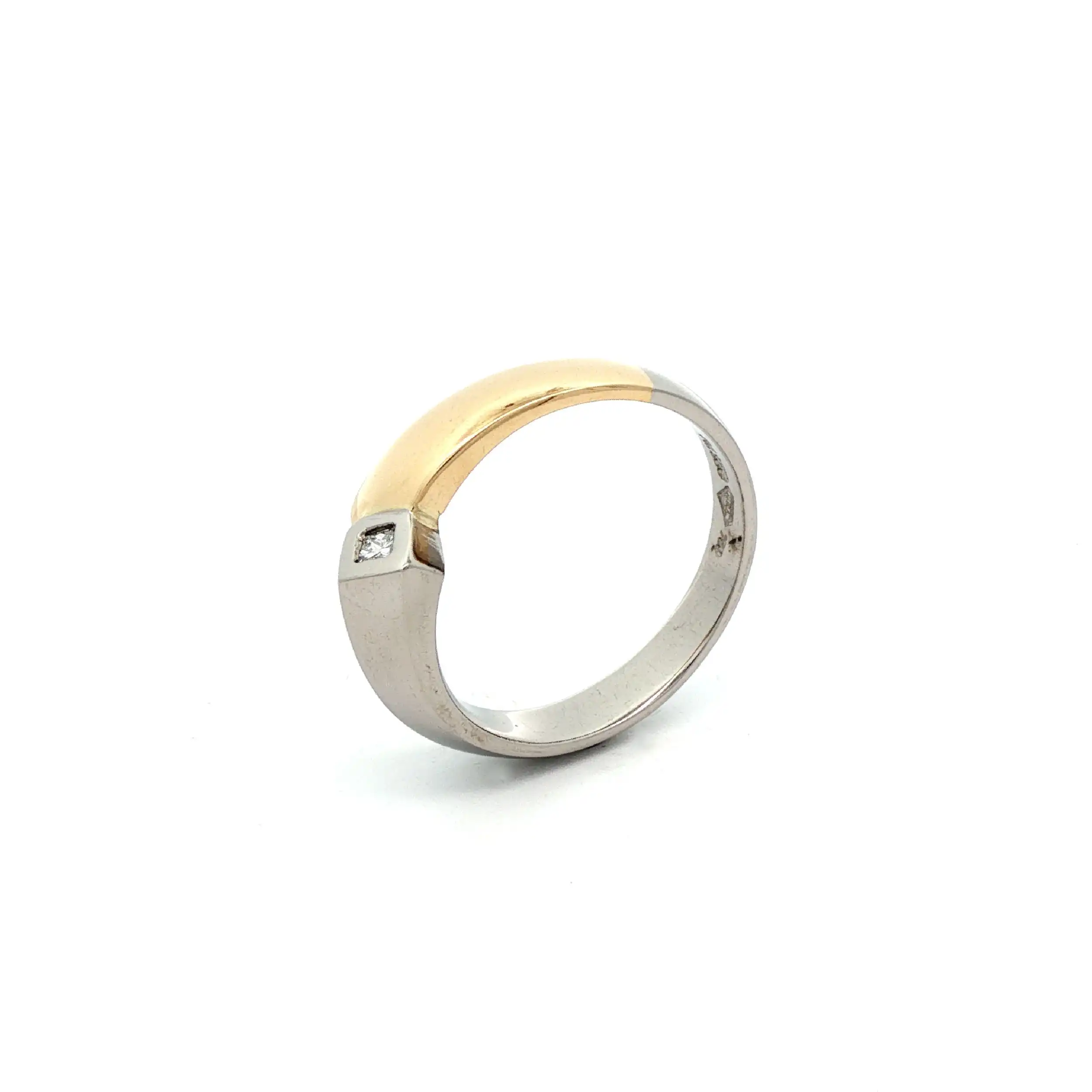Ring Palladium 950 und 750 Gelbgold Ring Palladium 950 und 750 Gelbgold