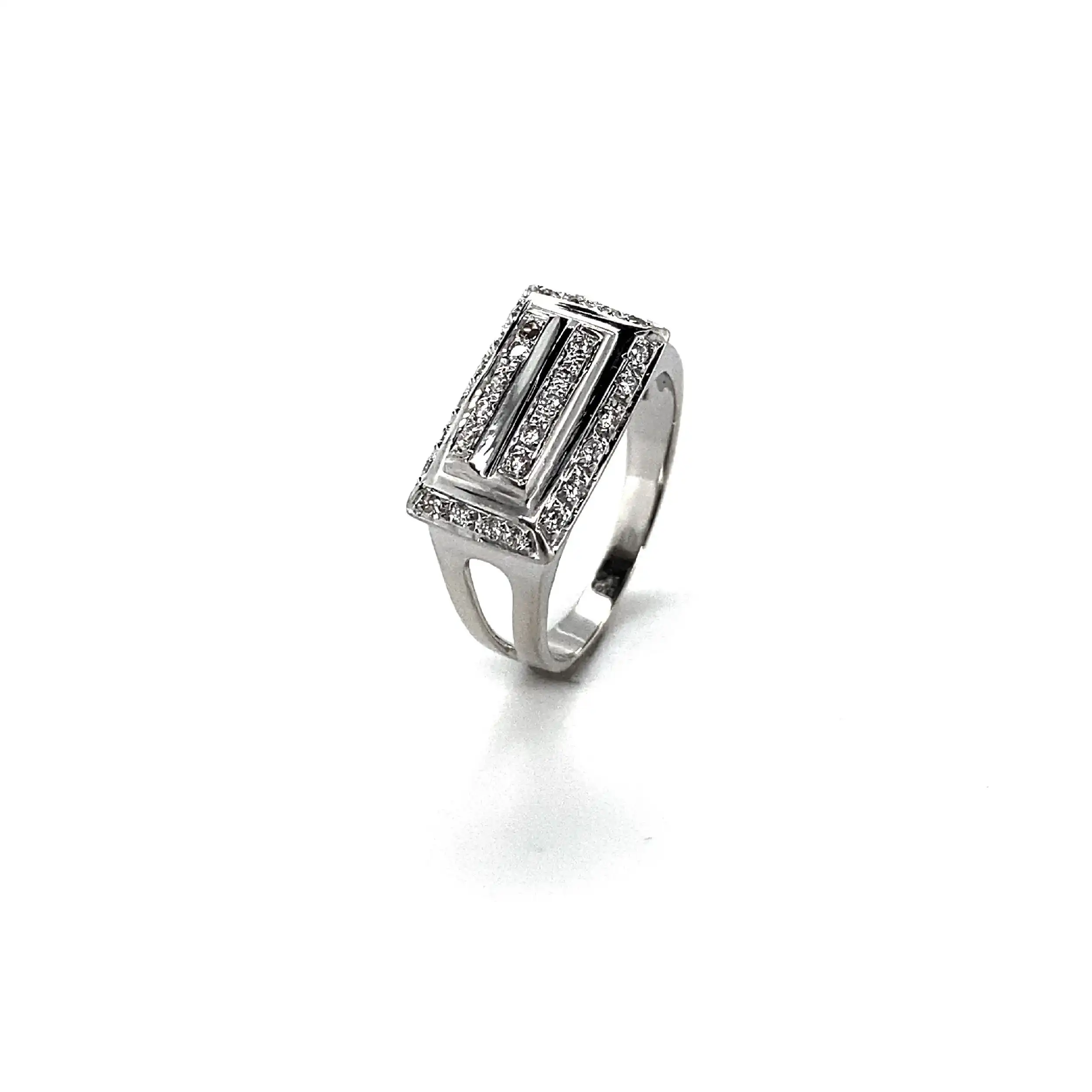 Ring Weißgold mit Brillanten