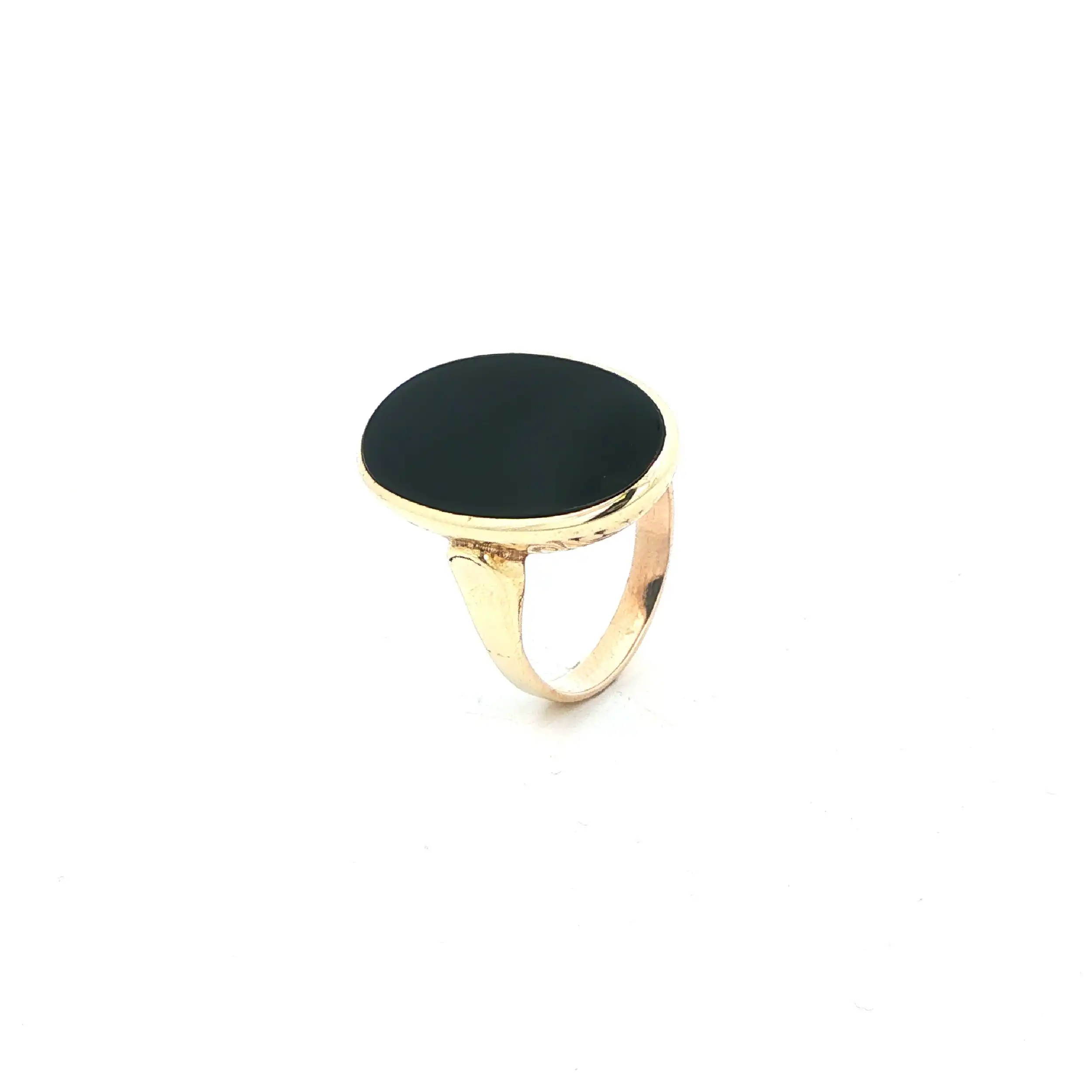 Ring Gelbgold mit Onyx