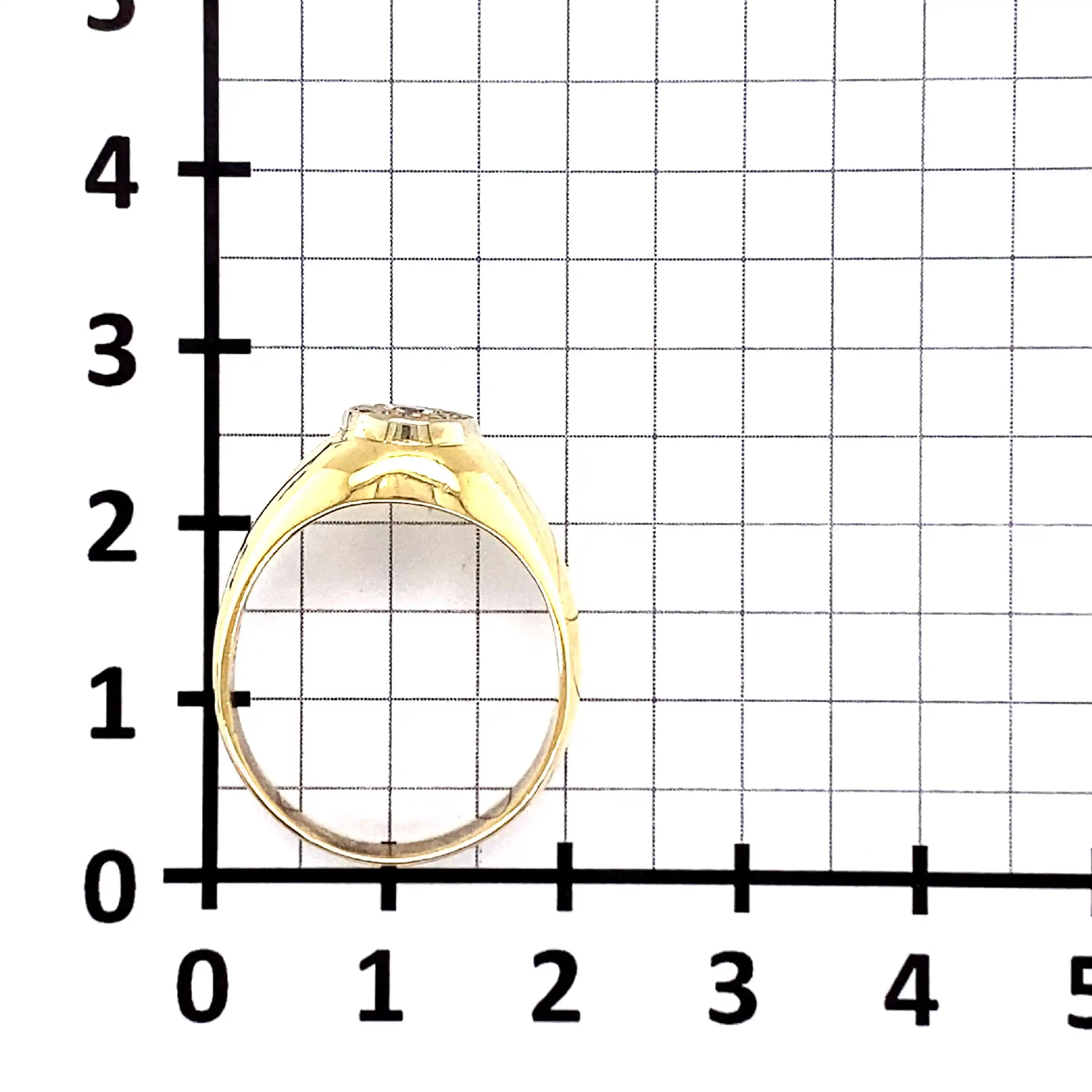 Ring Gelbgold mit Brillanten