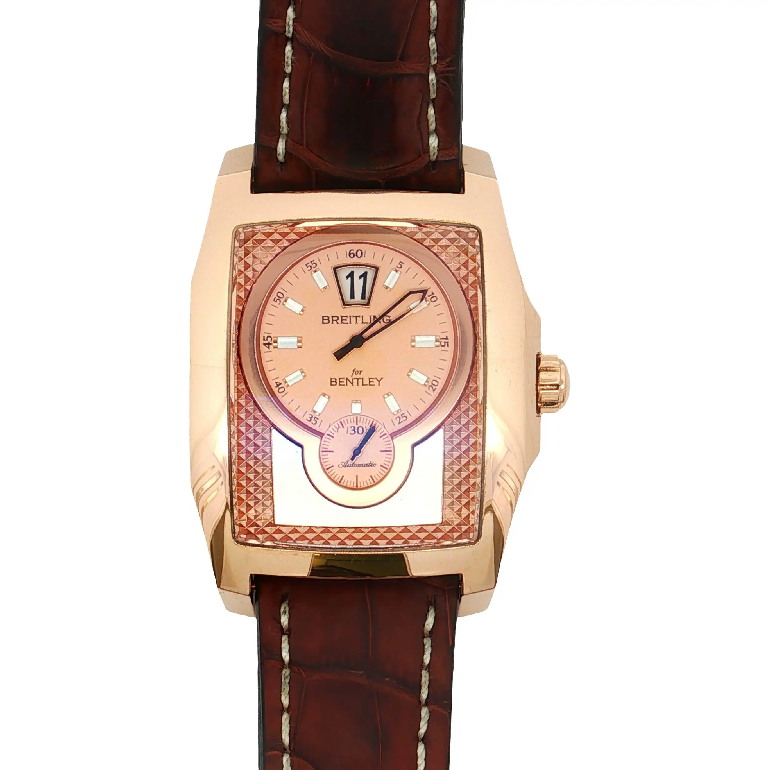 Herrenuhr Breitling Bentley Flying B Jump Hour 18K Rosé