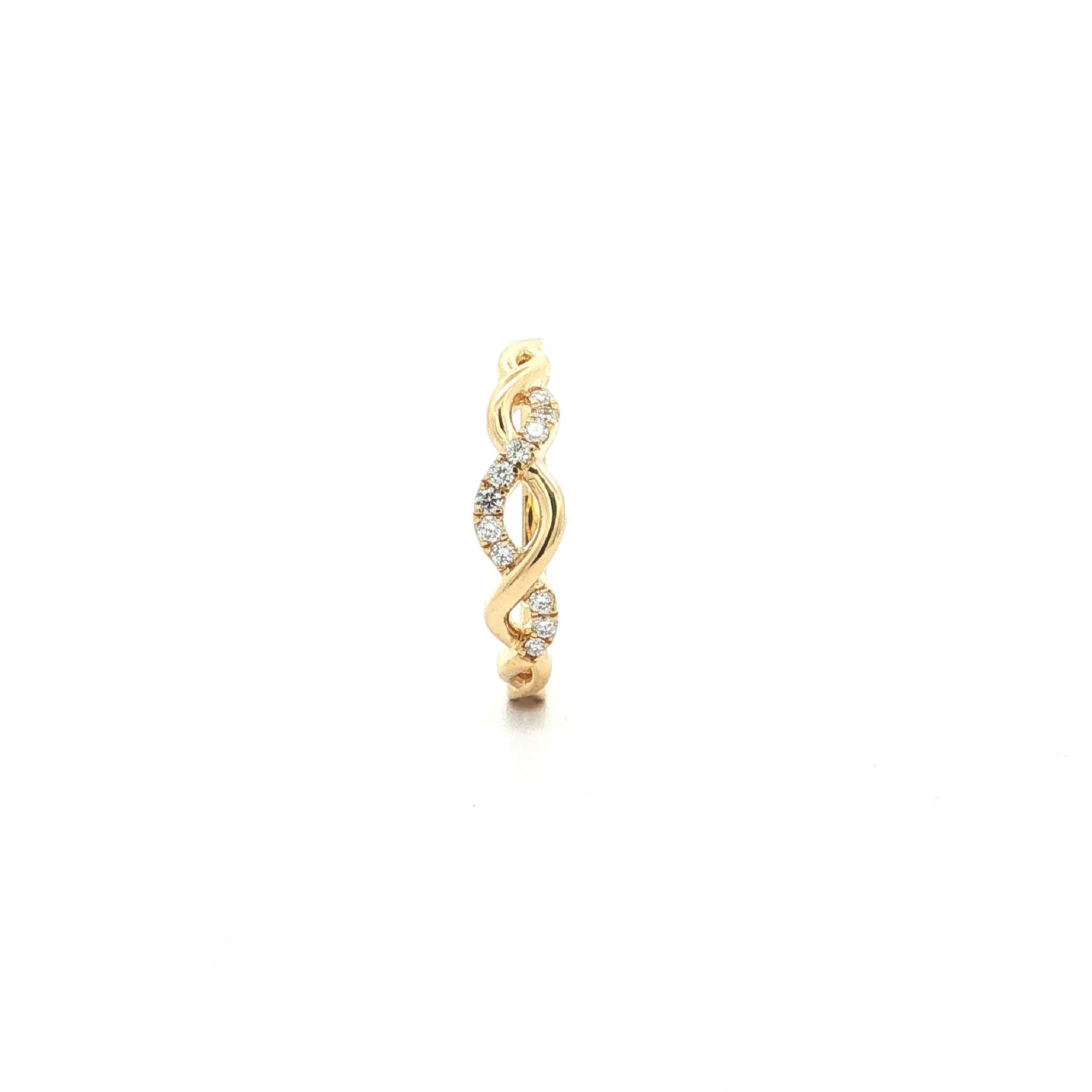 Ring Gelbgold mit Brillanten 0,12ct. TW/SI