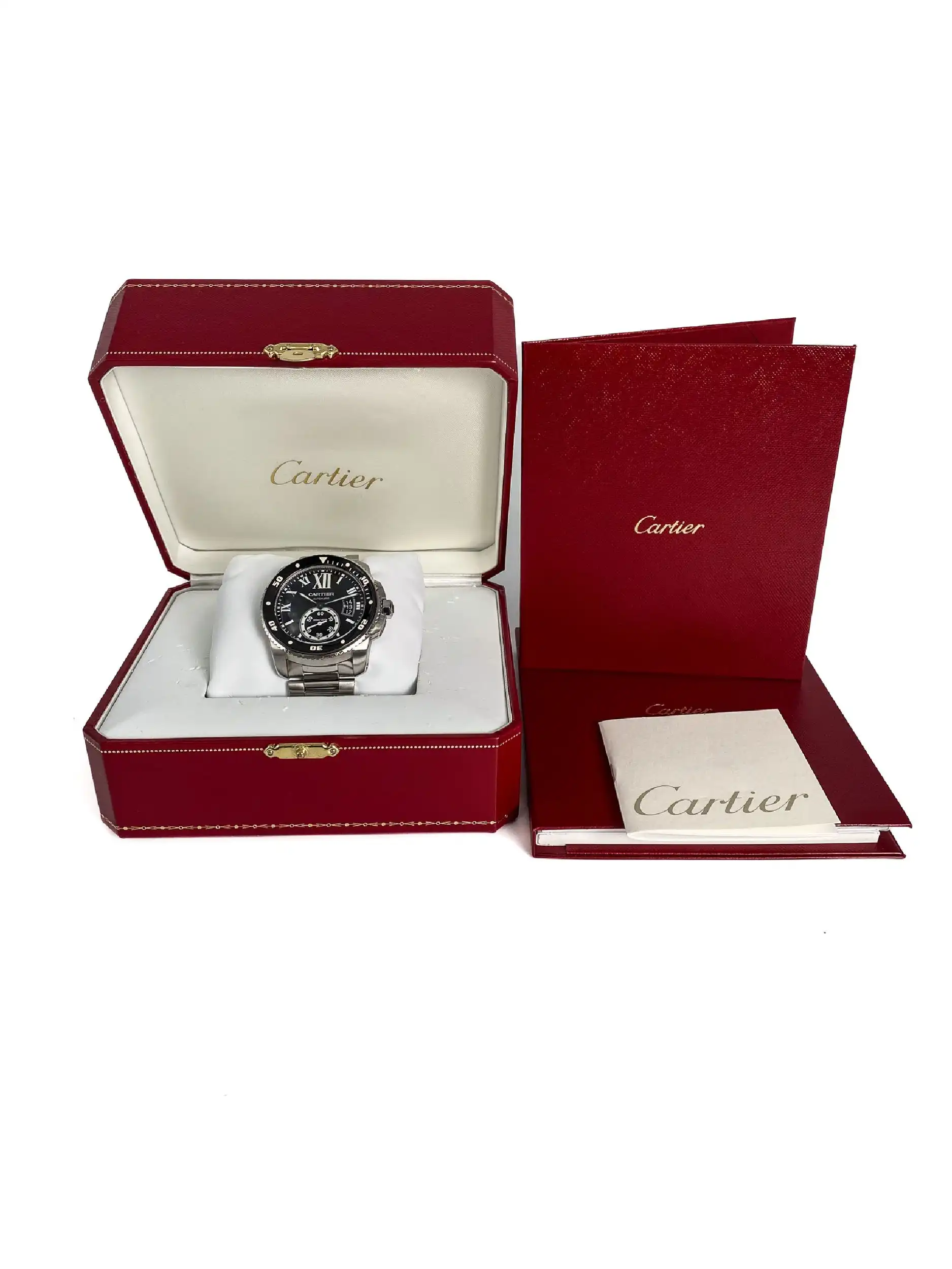 Herrenuhr Cartier Calibre de Cartier Diver mit Box und Papieren Herrenuhr Cartier Calibre de Cartier Diver mit Box und Papieren