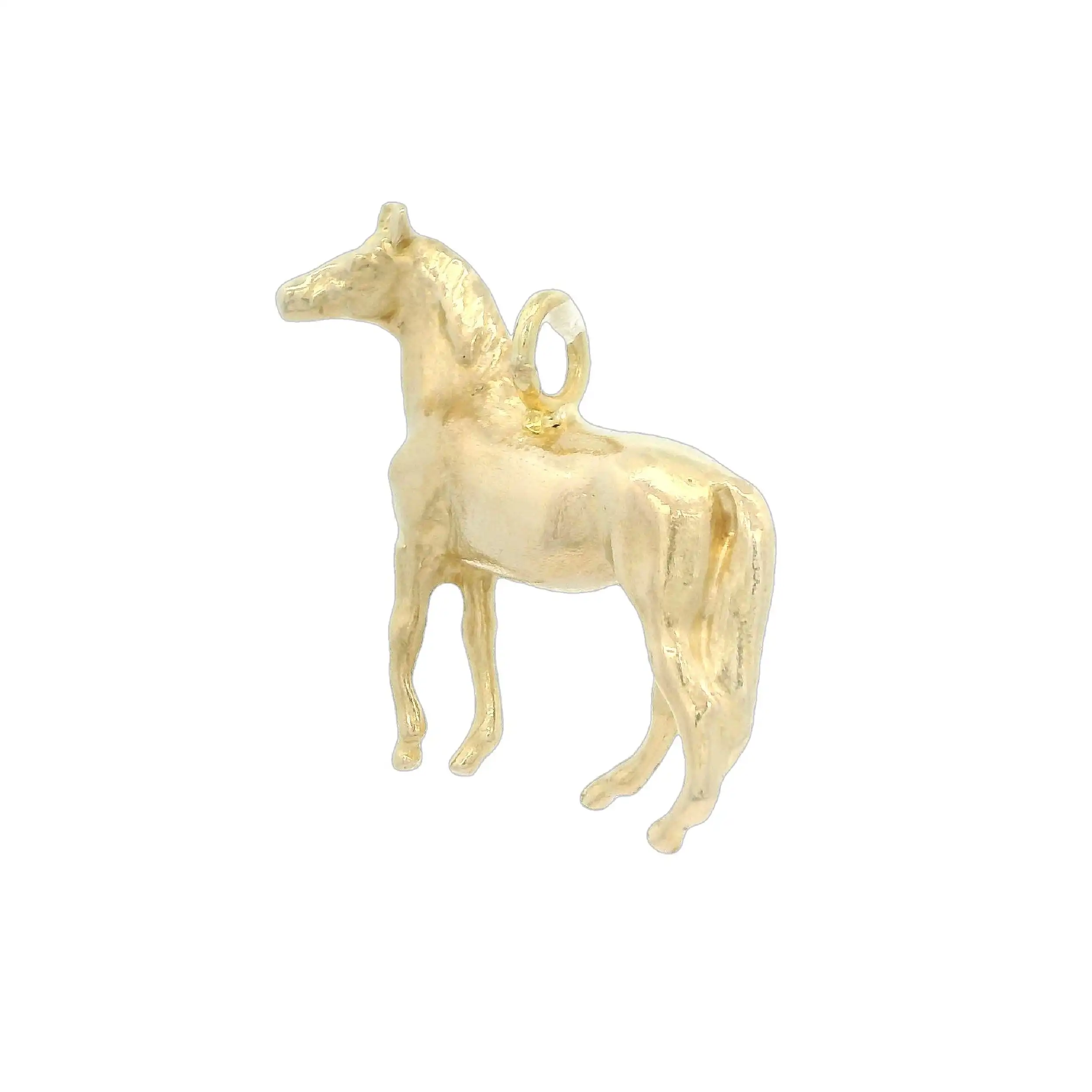 Anhänger Gelbgold "Pferd"
