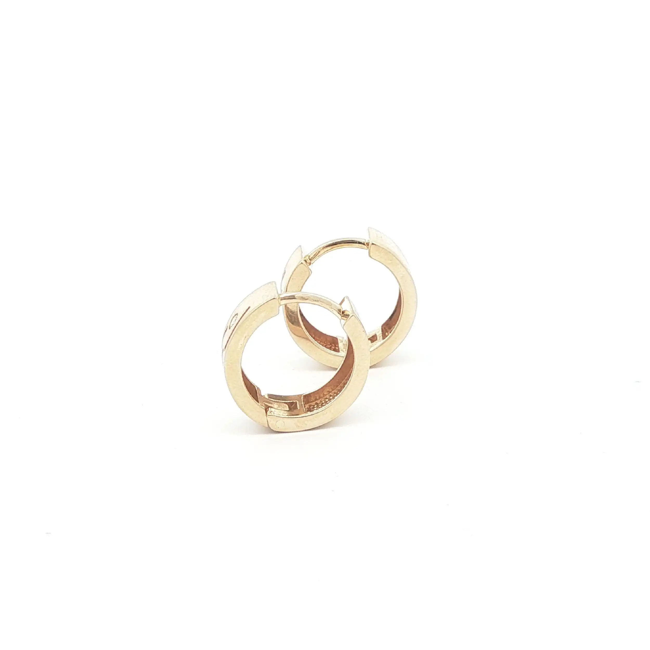 Creolen Gelbgold mit Zirkonia