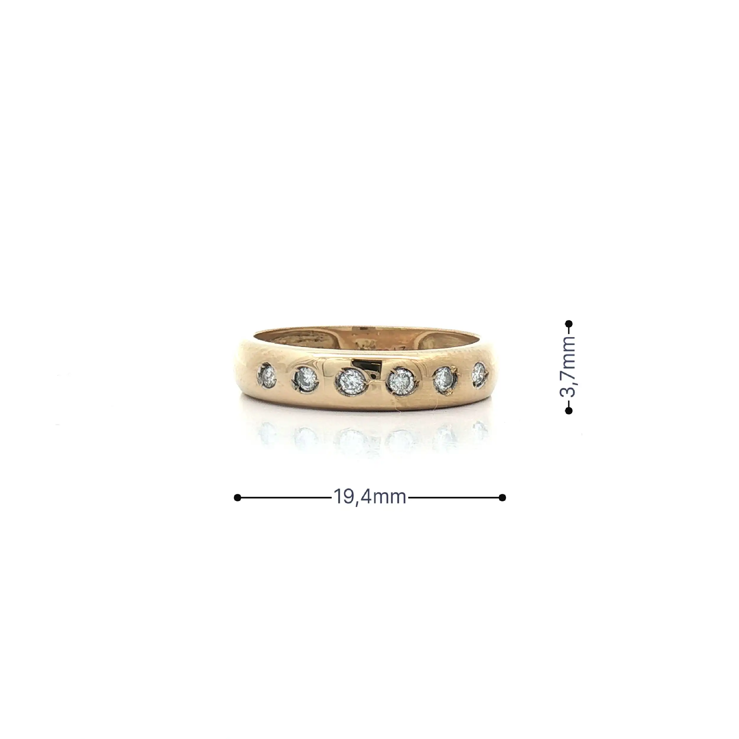 Ring Gelbgold mit Brillanten Ring Gelbgold mit Brillanten