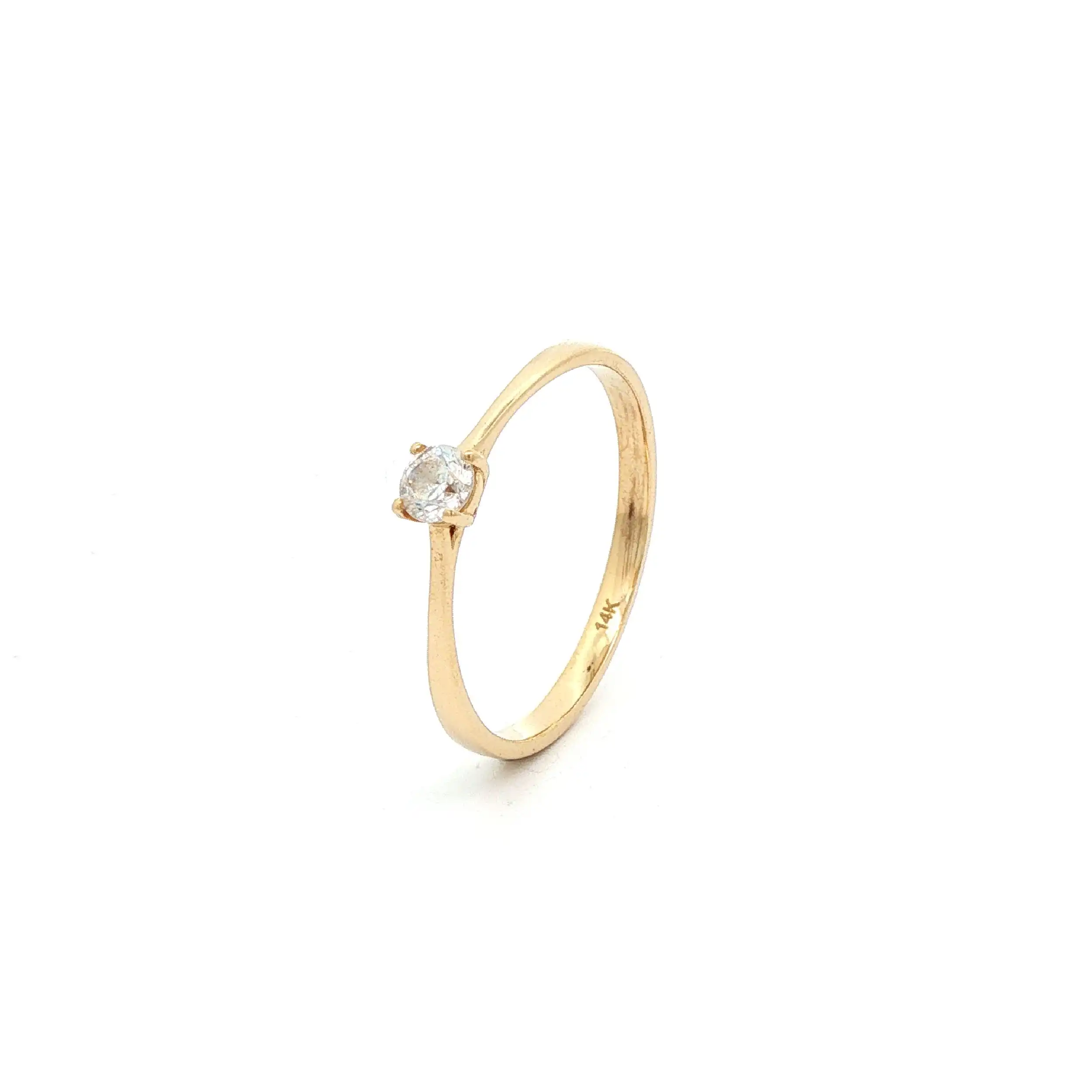 Ring Gelbgold mit Zirkonia