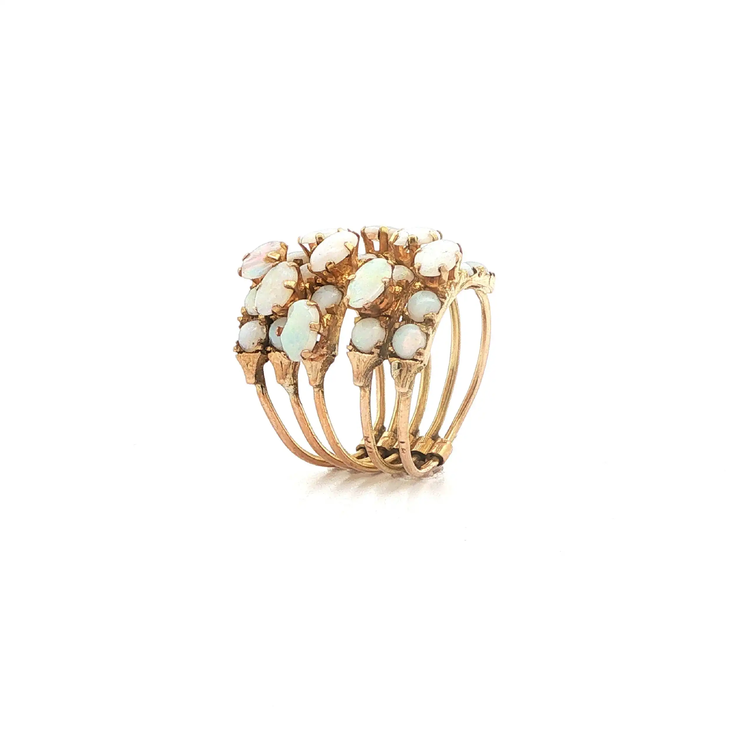 Ring Gelbgold mit Opalen