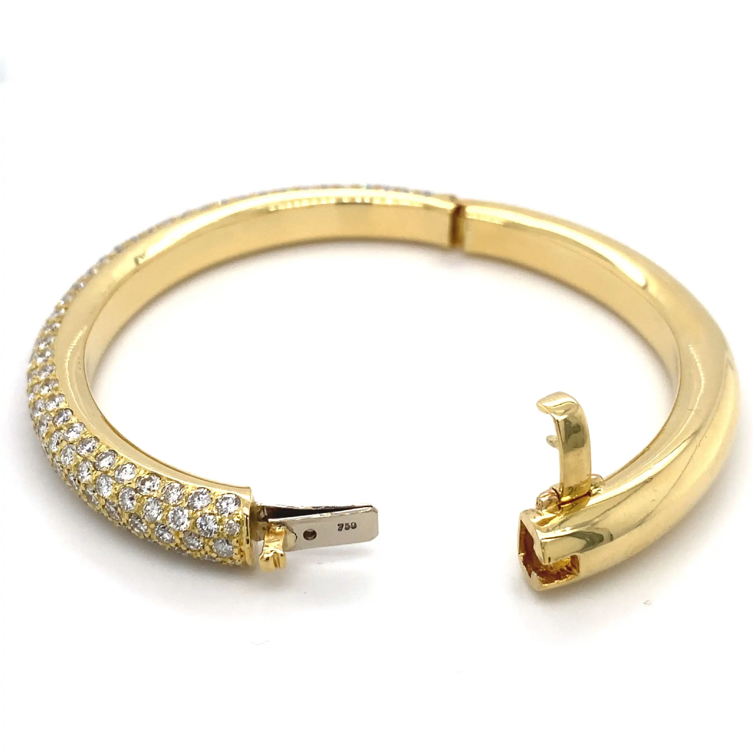 Armreif Gelbgold mit Brillanten Armreif Gelbgold mit Brillanten