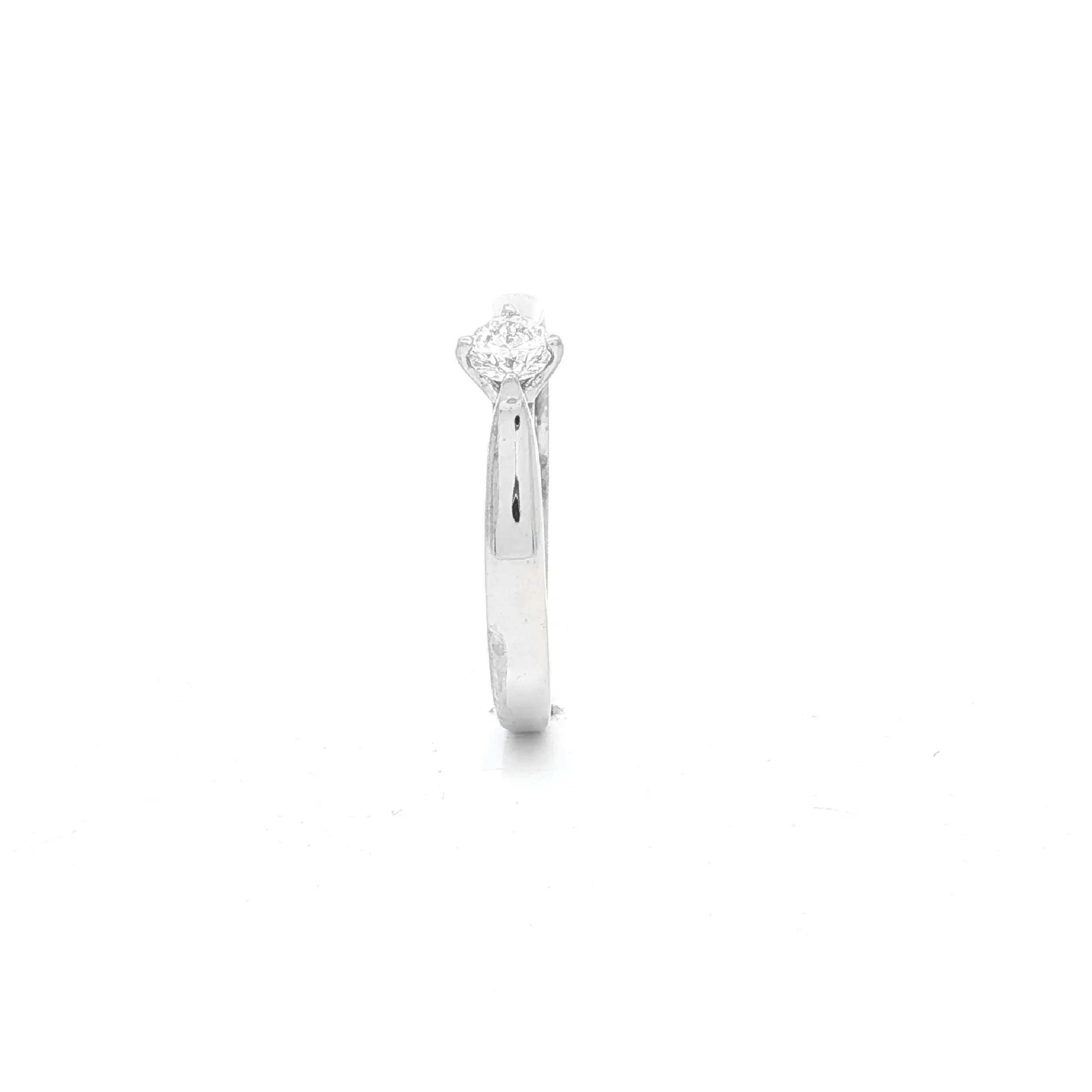 Solitärring Weißgold mit Brillant Solitär Solitärring Weißgold mit Brillant Solitär