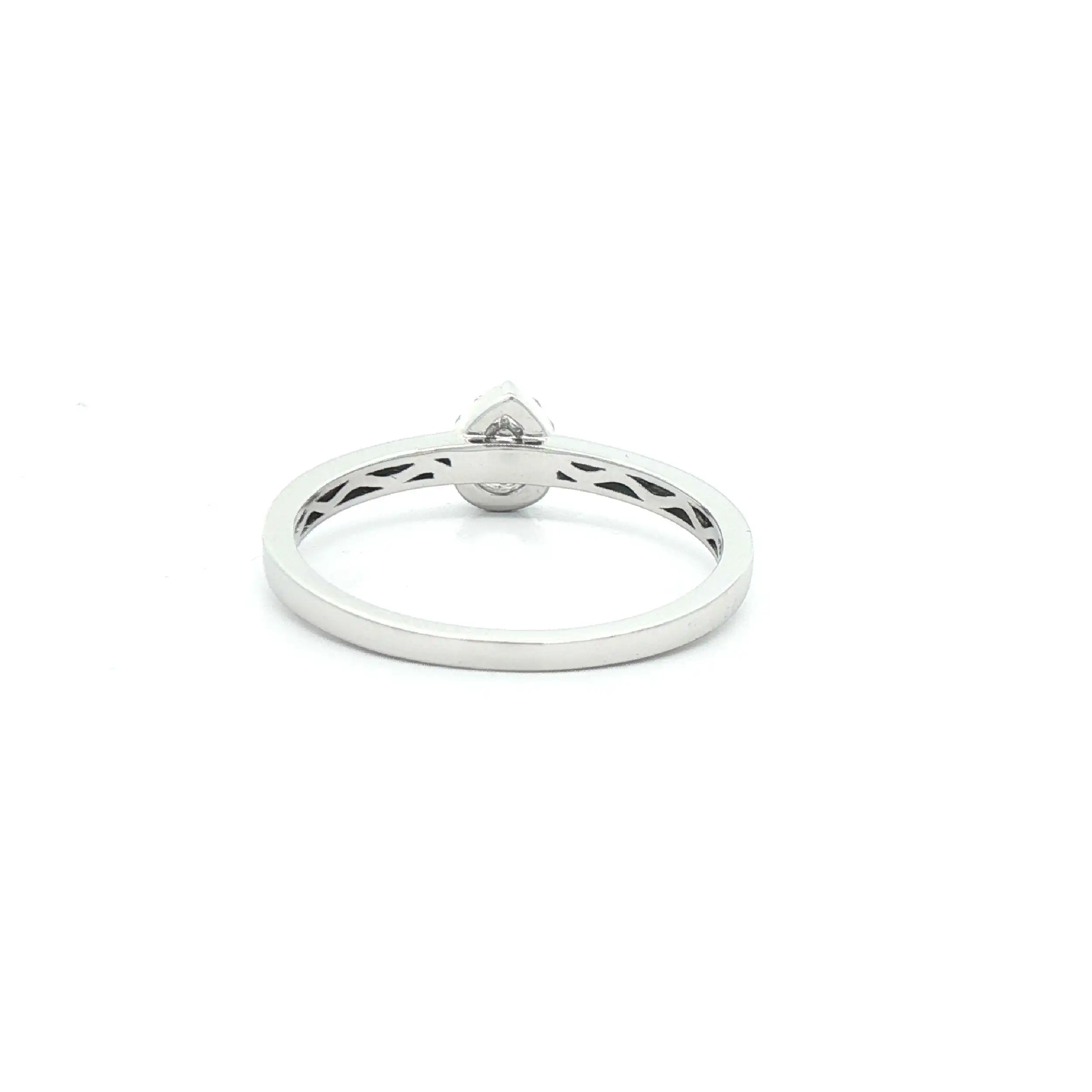 Solitärring Weißgold mit Brillant 0,10ct