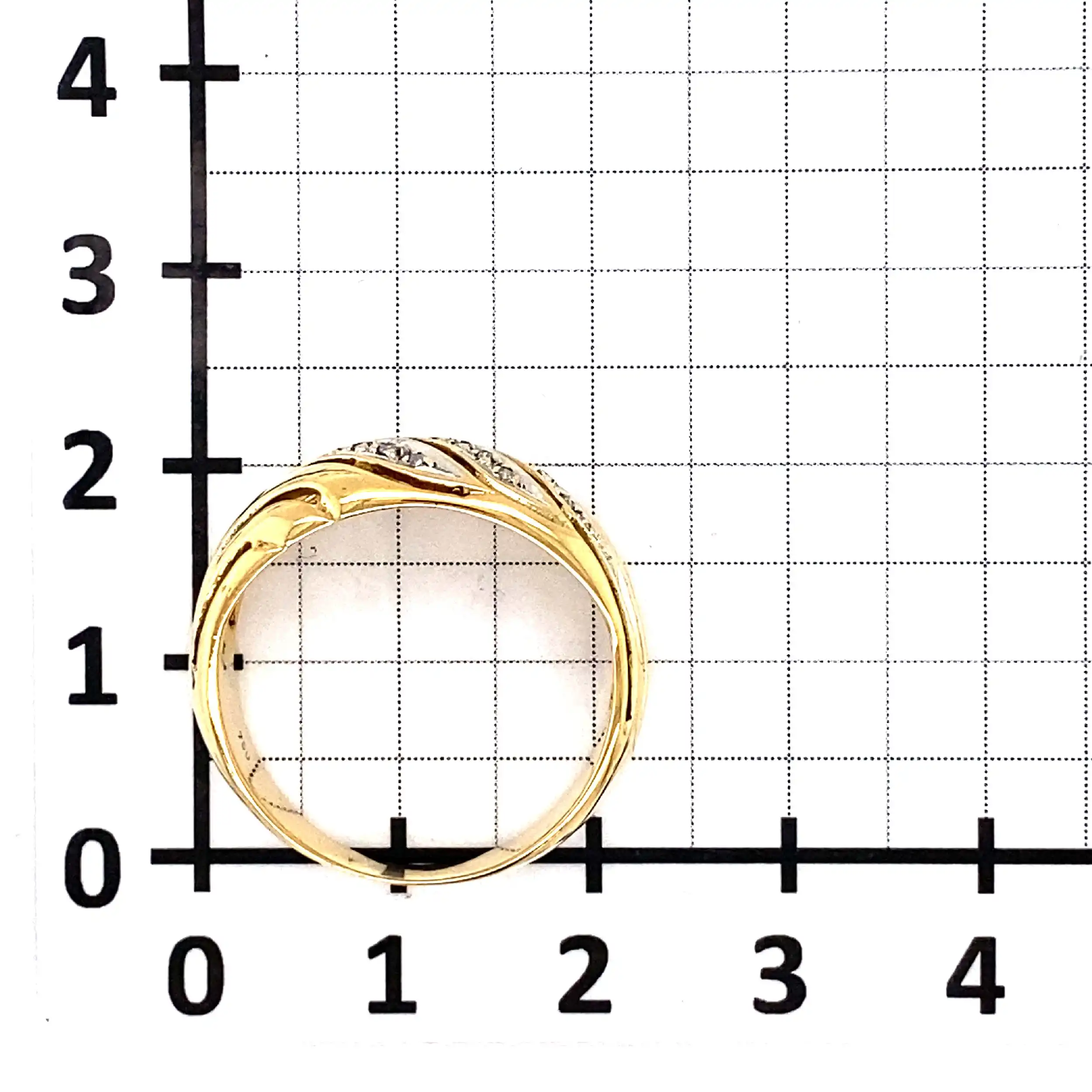 Ring Bicolor mit Diamanten Ring Bicolor mit Diamanten