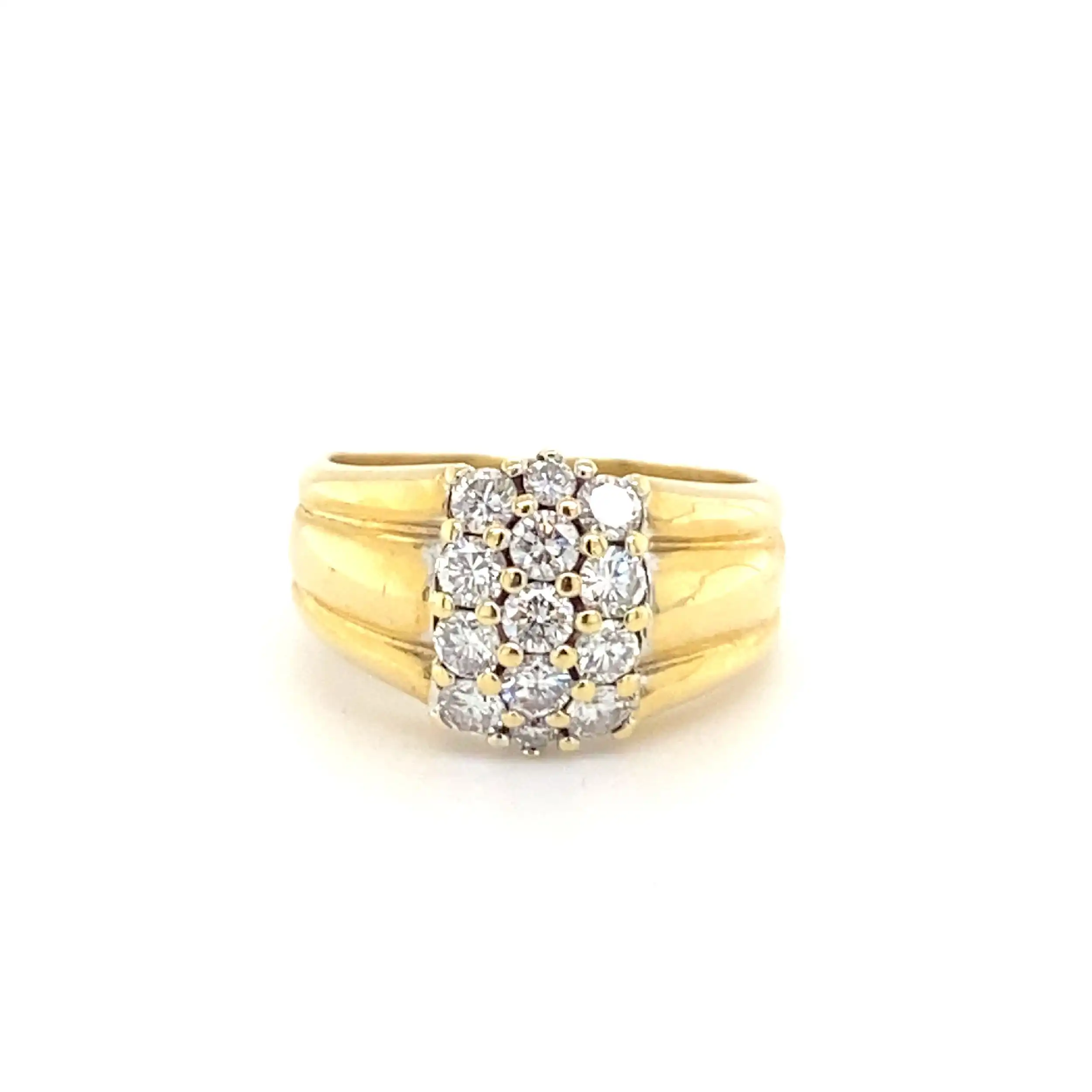 Ring Gelbgold mit Brillanten Ring Gelbgold mit Brillanten