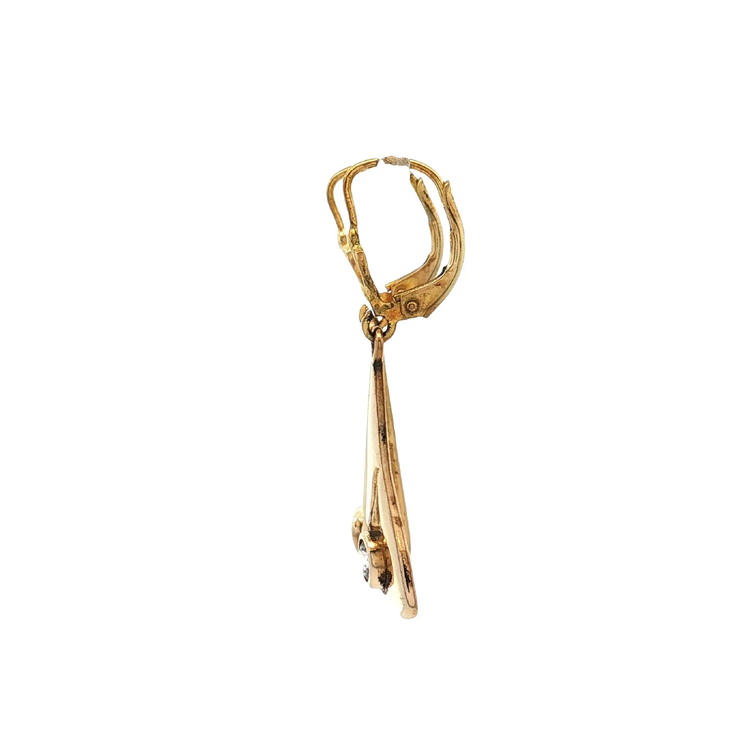 Ohrringe Gelbgold mit Zirkonia Ohrringe Gelbgold mit Zirkonia