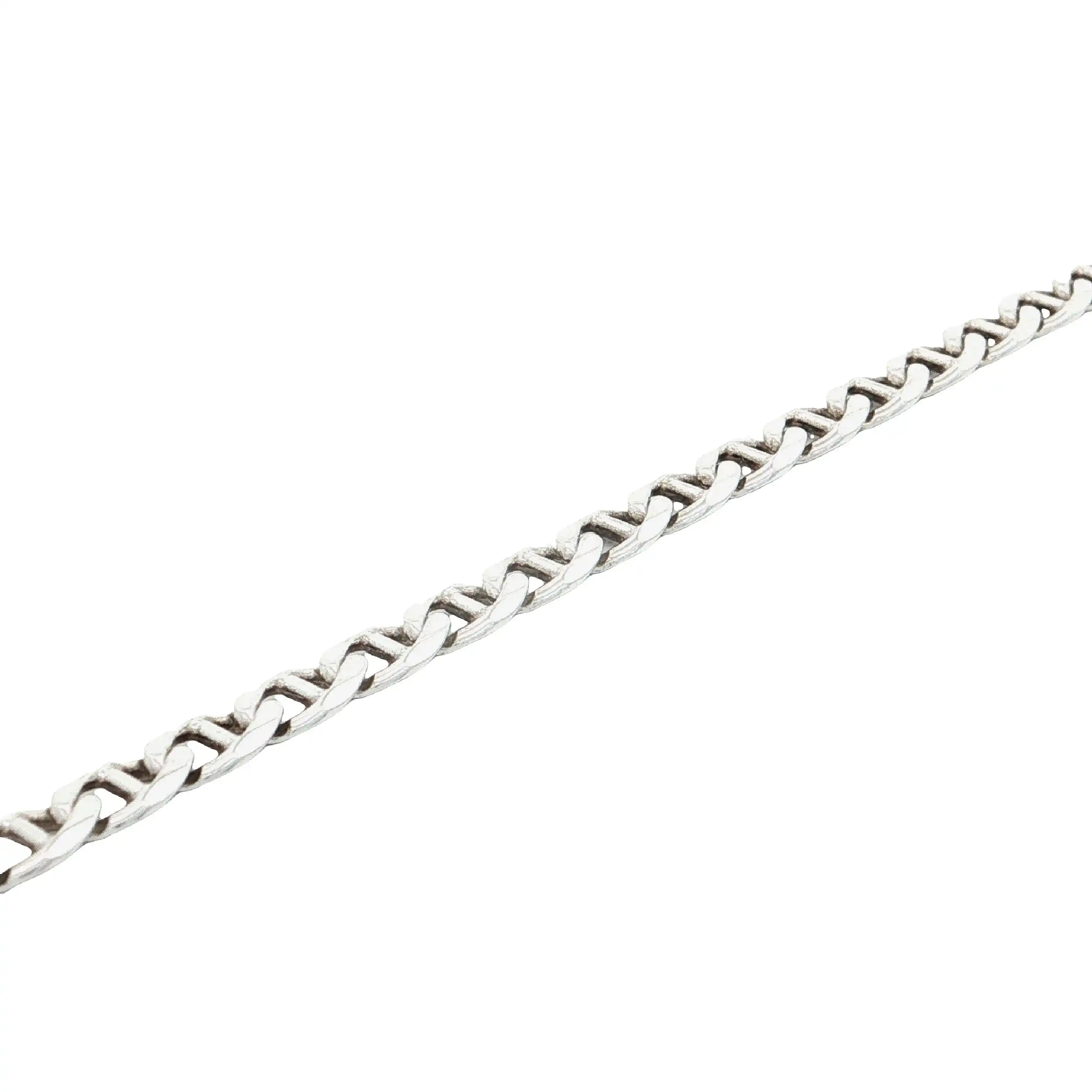 Stäbchenpanzerarmband Silber