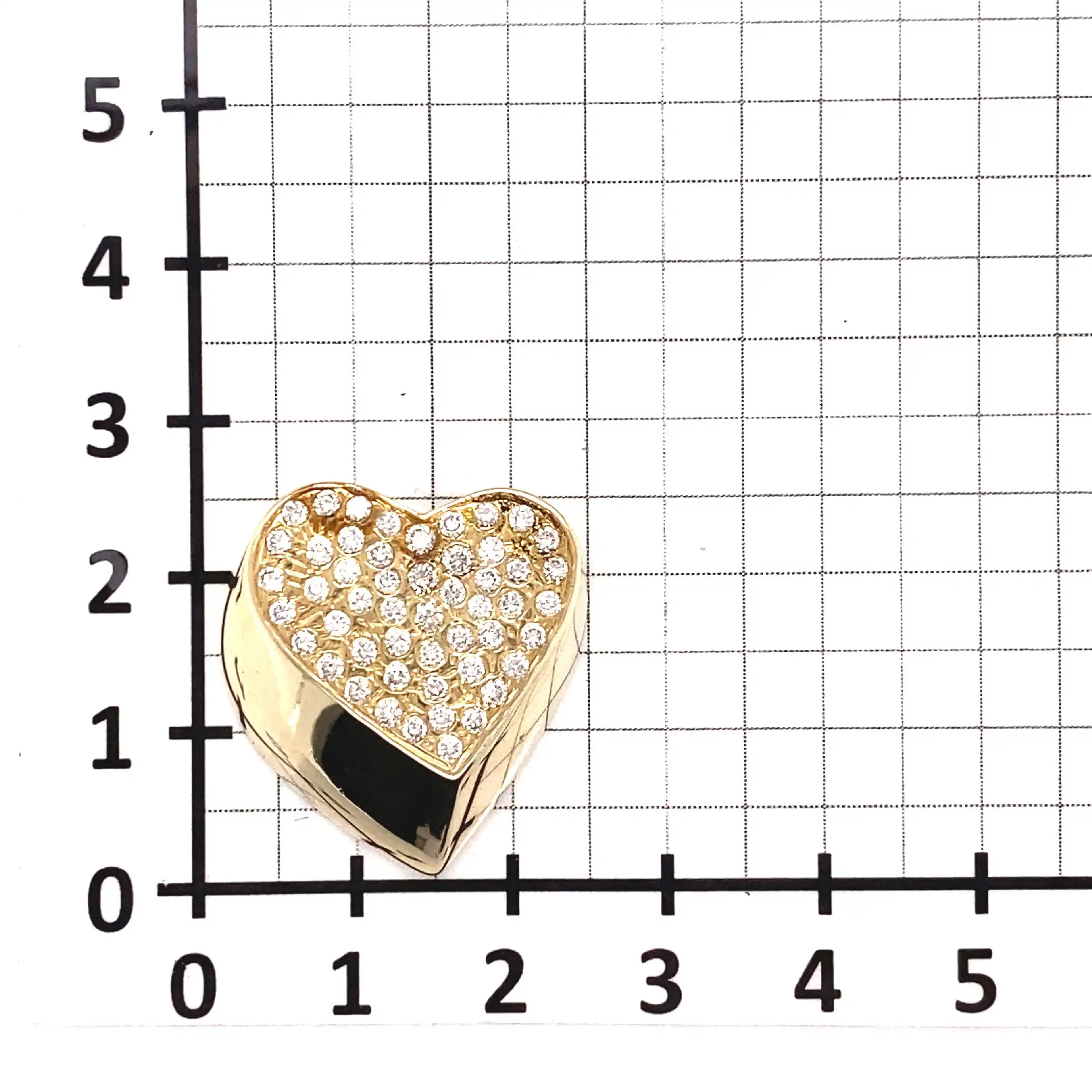 Anhänger Gelbgold Herz mit Brillanten Anhänger Gelbgold Herz mit Brillanten