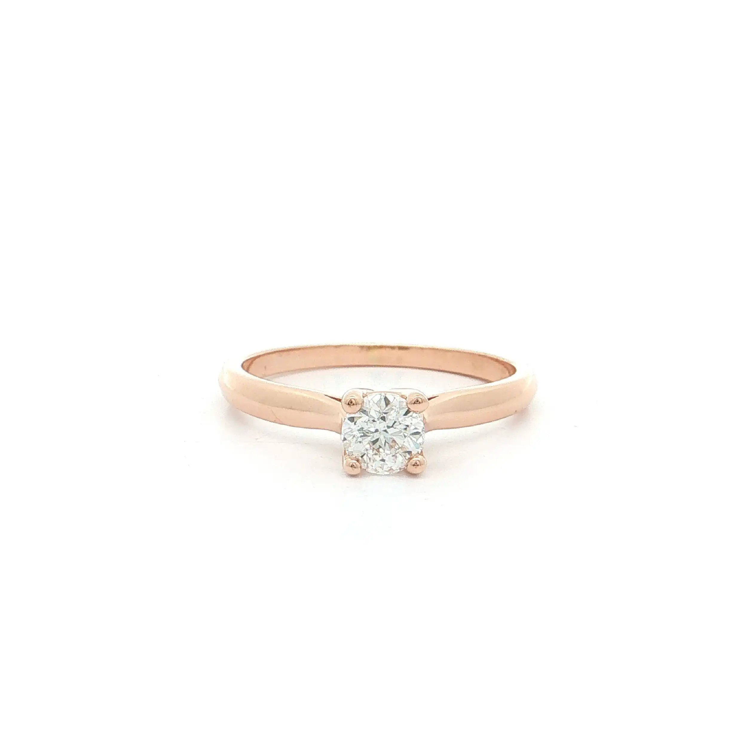 Ring Roségold mit Brillant