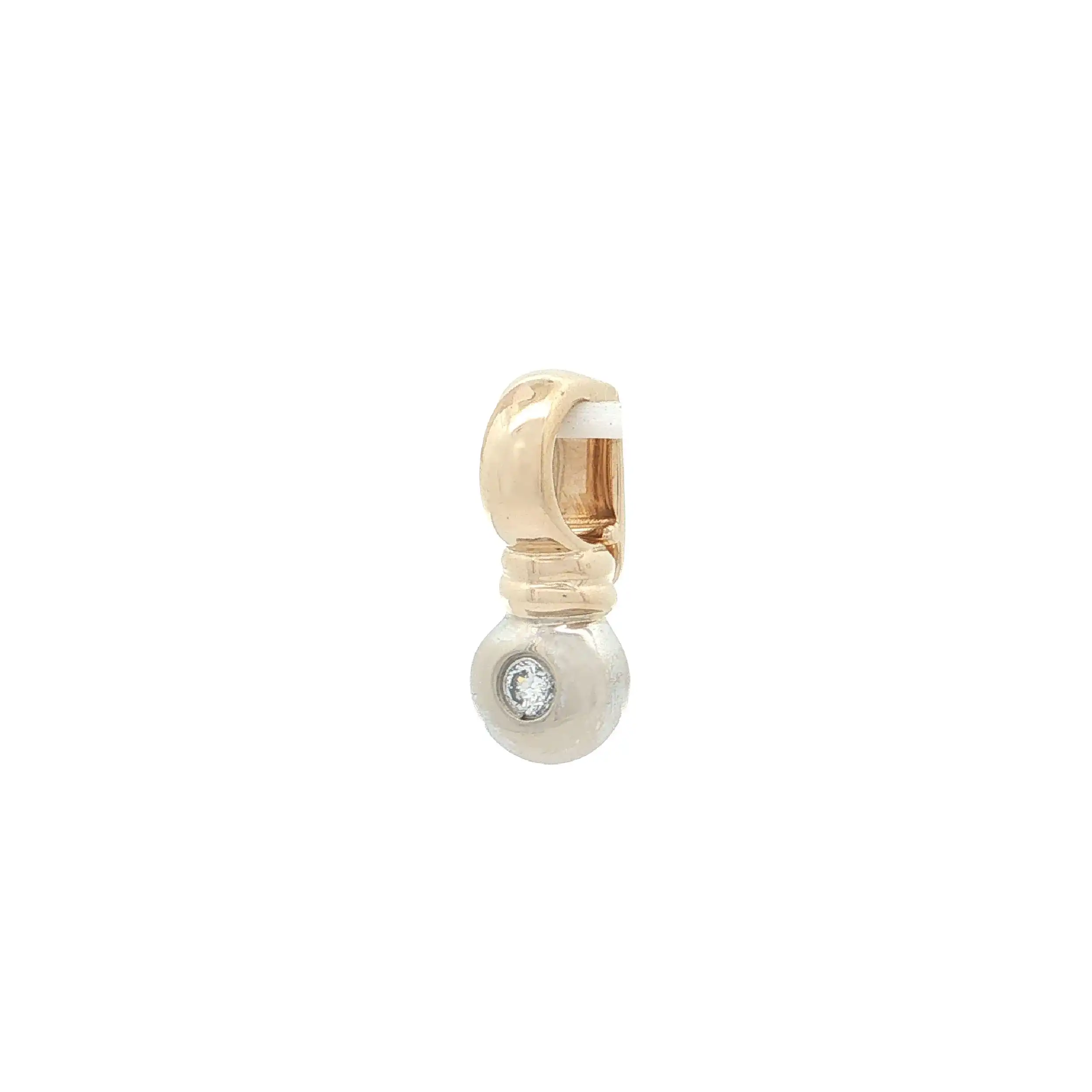 Anhänger/Clip Bicolor mit Brillant