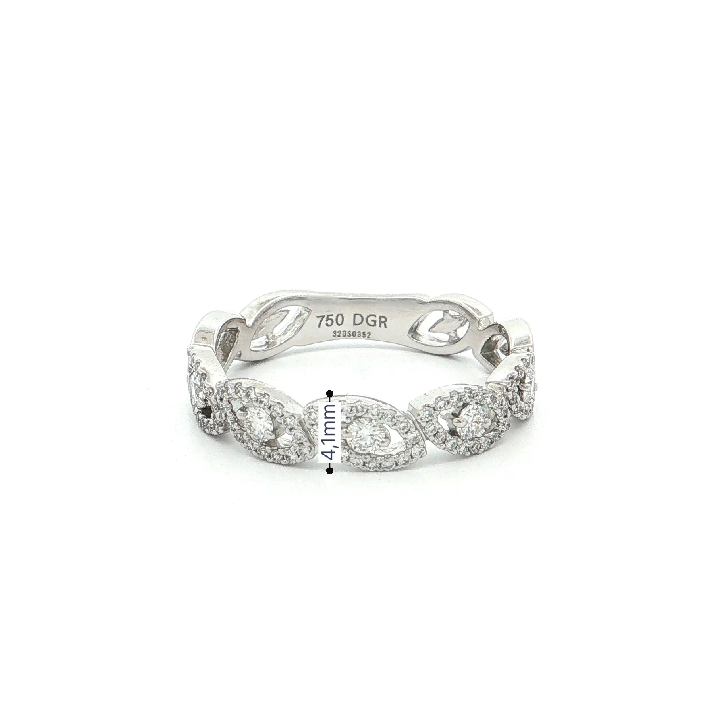 Ring Weißgold mit Brillanten Ring Weißgold mit Brillanten